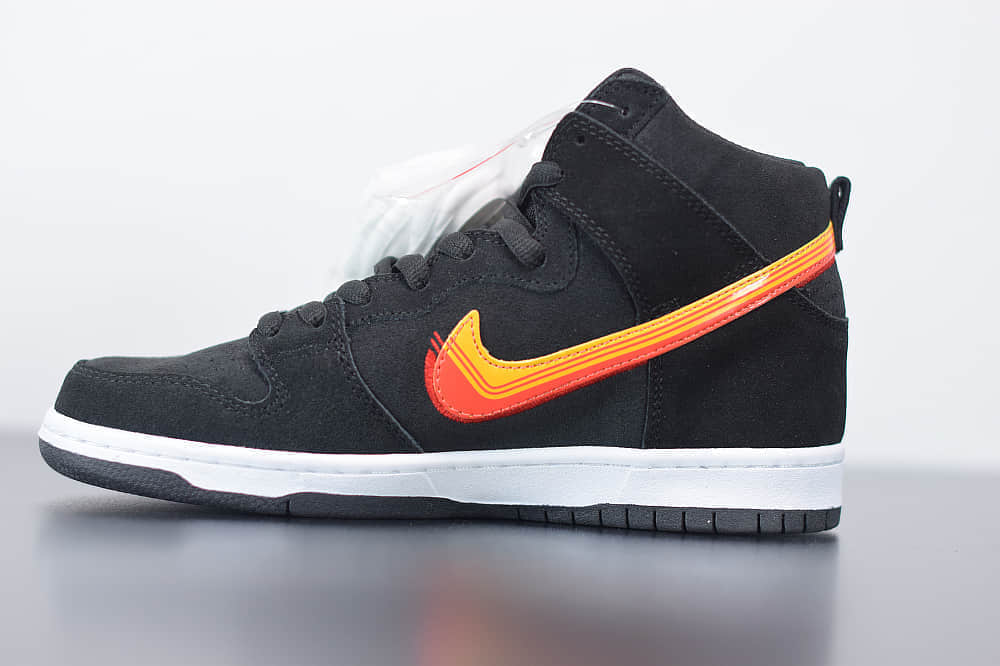 耐克Nike SB Dunk Low Truck lt pack高帮SB DUNK公路旅行黑橙色纯原版本板鞋 货号：BQ6826-003