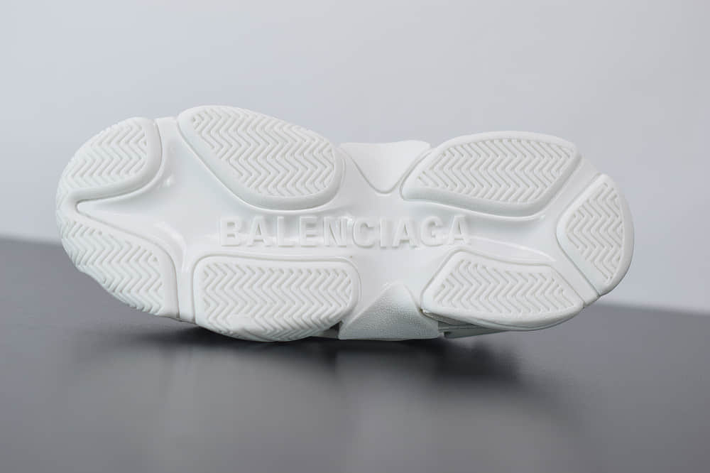 巴黎世家Balenciaga Triple S满印Logo串标老爹鞋