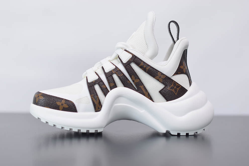 路易威登Louis Vuitton Archlight Sneakers LV白色复古运动鞋纯原版本 货号：1A43KV