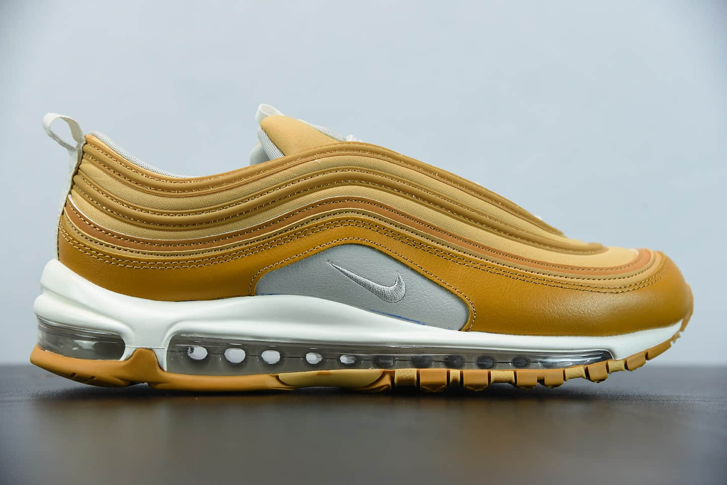 耐克Nike Air Max 97客制配色子弹全掌气垫复古运动鞋纯原版本 货号：CT1904-700