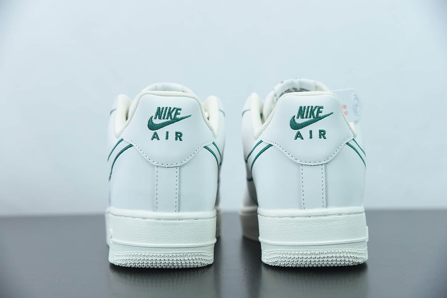 耐克Nike Air Force 1'07 Low“米白绿电绣勾”空军一号低帮休闲板鞋纯原版本 货号：CL6326-128