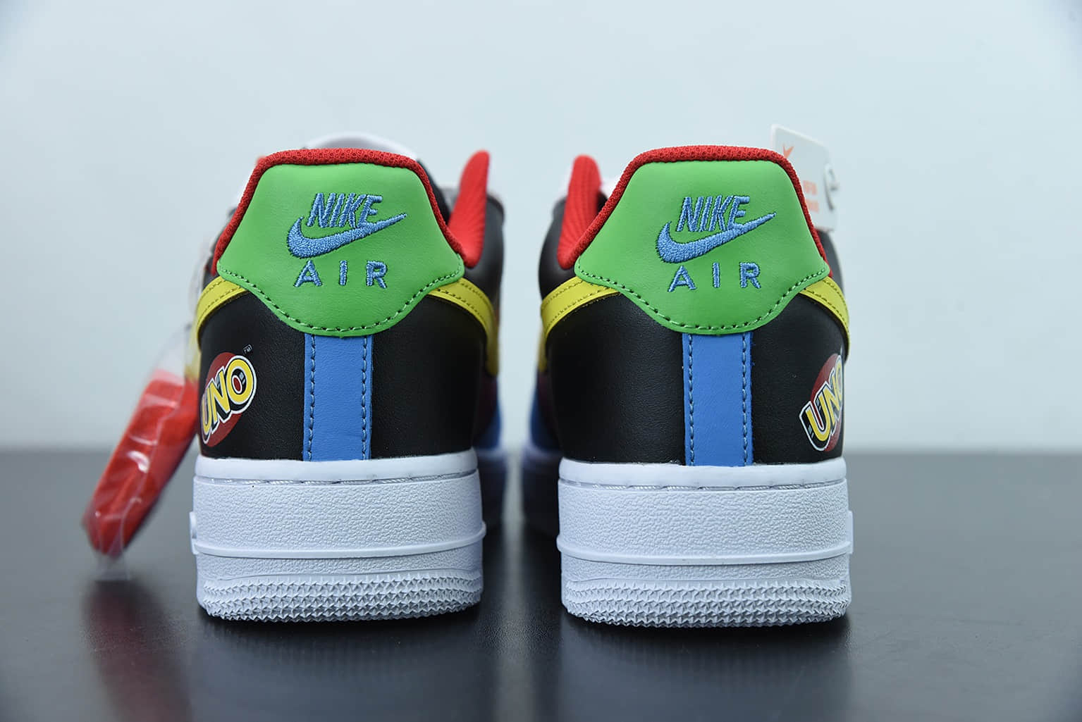 耐克 Nike Air Force 1'07 Low 黑红蓝空军一号低帮休闲板鞋纯原版本 货号： DC8887-100