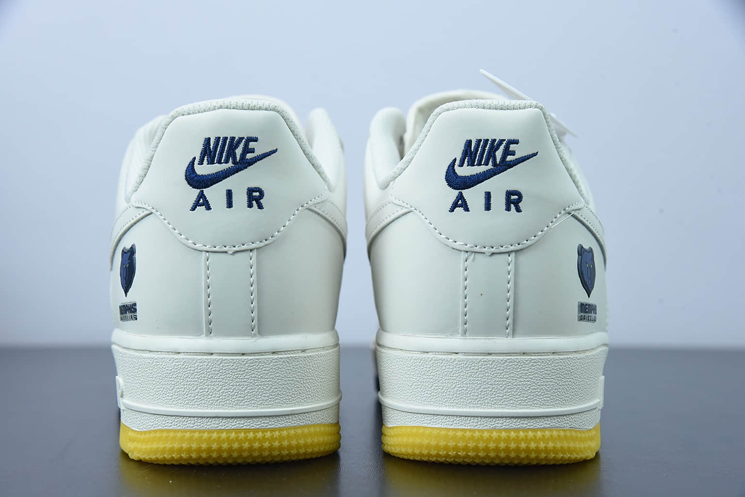 耐克 Nike AF 1'07 Low Su19 米蓝黄 孟菲斯灰熊队城市限定低帮空军一号休闲板鞋纯原版本 货号：TN2569-307