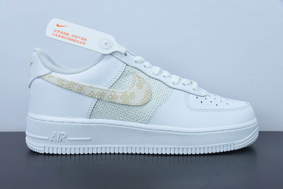 耐克Nike Air Force 1'07 Low 小香风花卉空军一号低帮经典休闲板鞋纯原版本 货号：DO9458-100