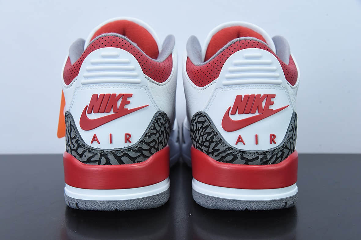 乔丹Air Jordan 3 “Fire Red”火焰红 2022复刻版中帮篮球鞋纯原版本 货号：DN3707-160