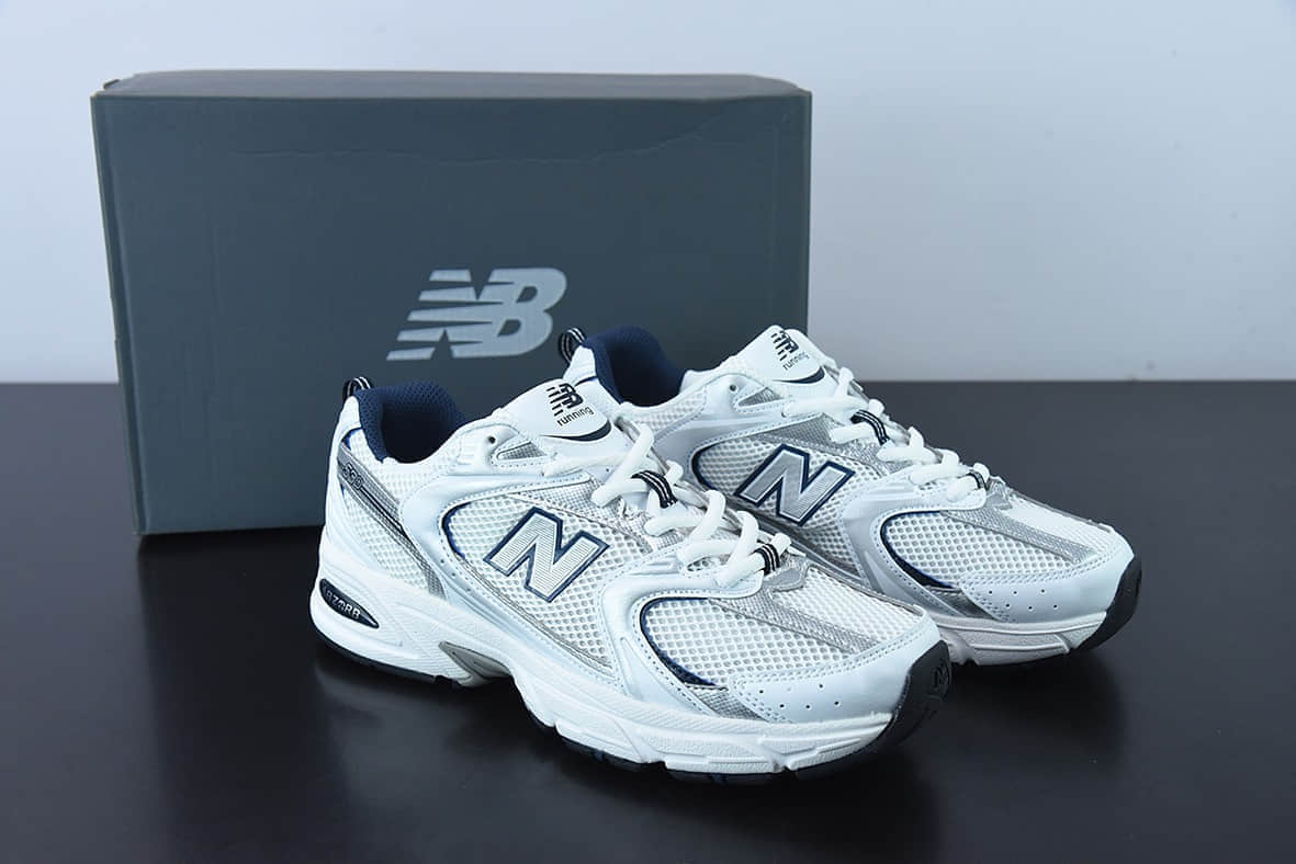 新百伦New Balance 530系列灰银蓝复古休闲慢跑鞋纯原版本 货号：MR530SG