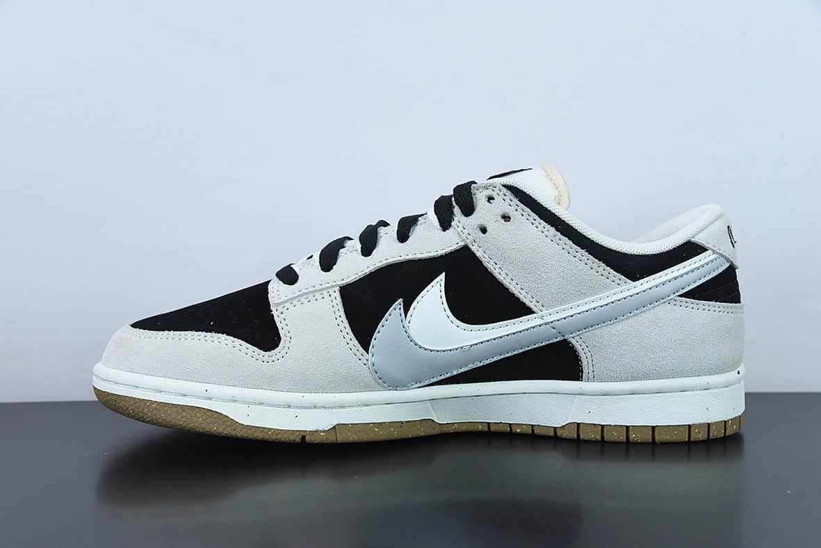 耐克Nike Frame Skate x Nike SB Dunk Low “Habibi” 白灰双勾SB低帮滑板鞋纯原版本 货号：DD9457-102