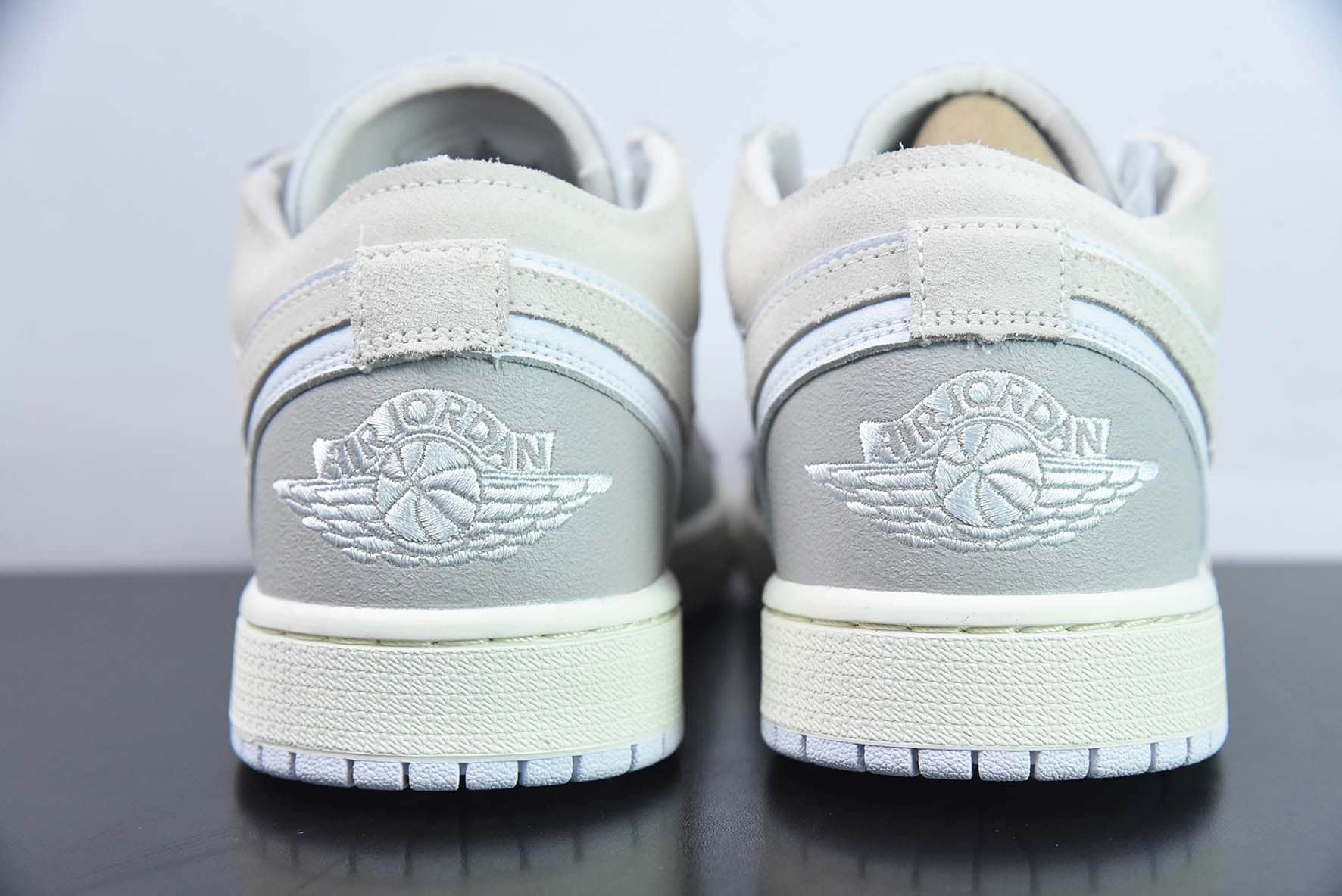 乔丹Air Jordan 1 Low AJ1白灰低帮复古文化篮球鞋纯原版本 货号：DN1635-002