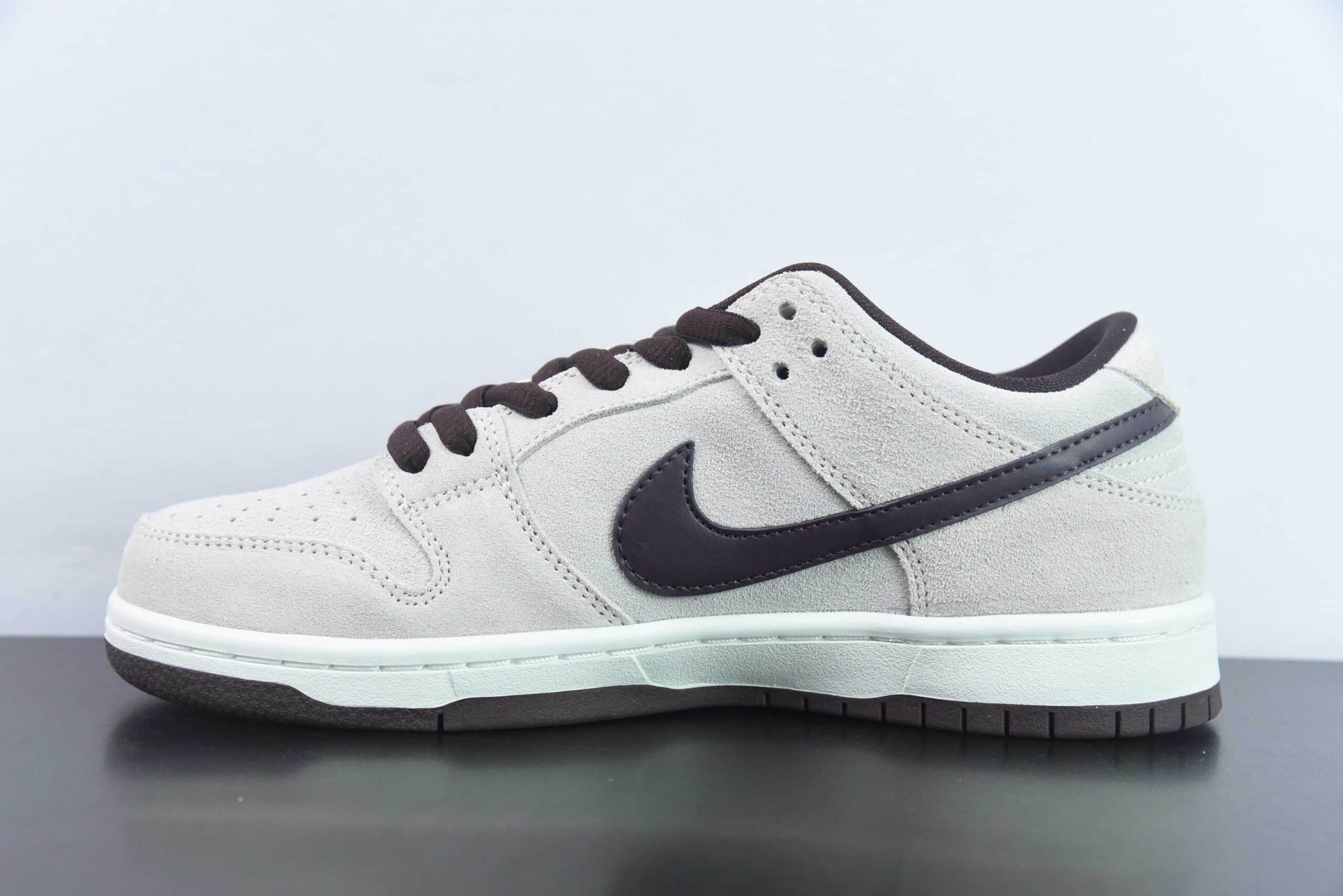 耐克NIKE SB Dunk Low Desert Sand Mahogany深棕摩卡SB低帮休闲滑板鞋纯原版本 货号：BQ6817-004