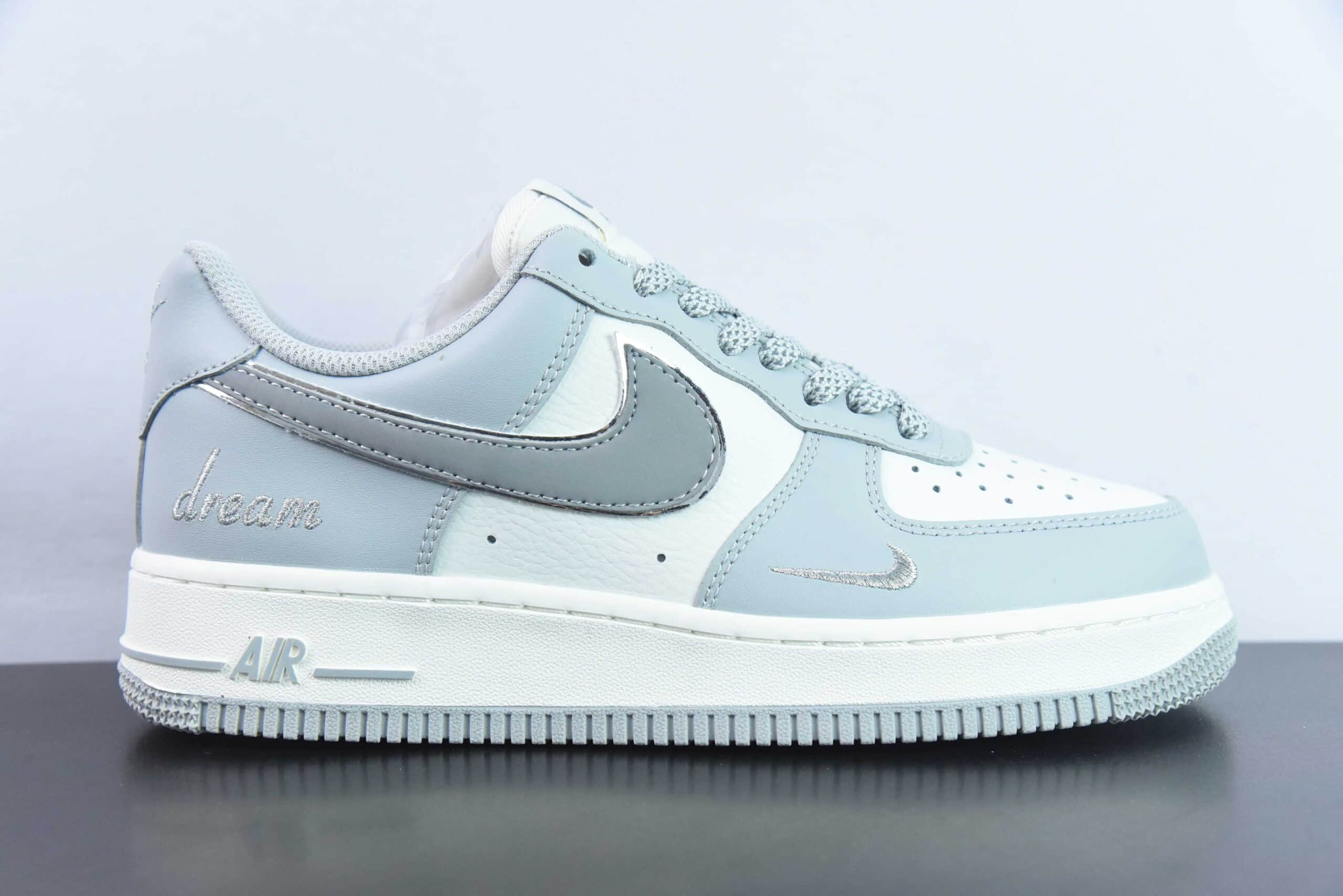 耐克Nike Air Force 1 Low '07 “ dream”米暗灰小勾低帮空军一号休闲板鞋纯原版本 货号：KP3069-022