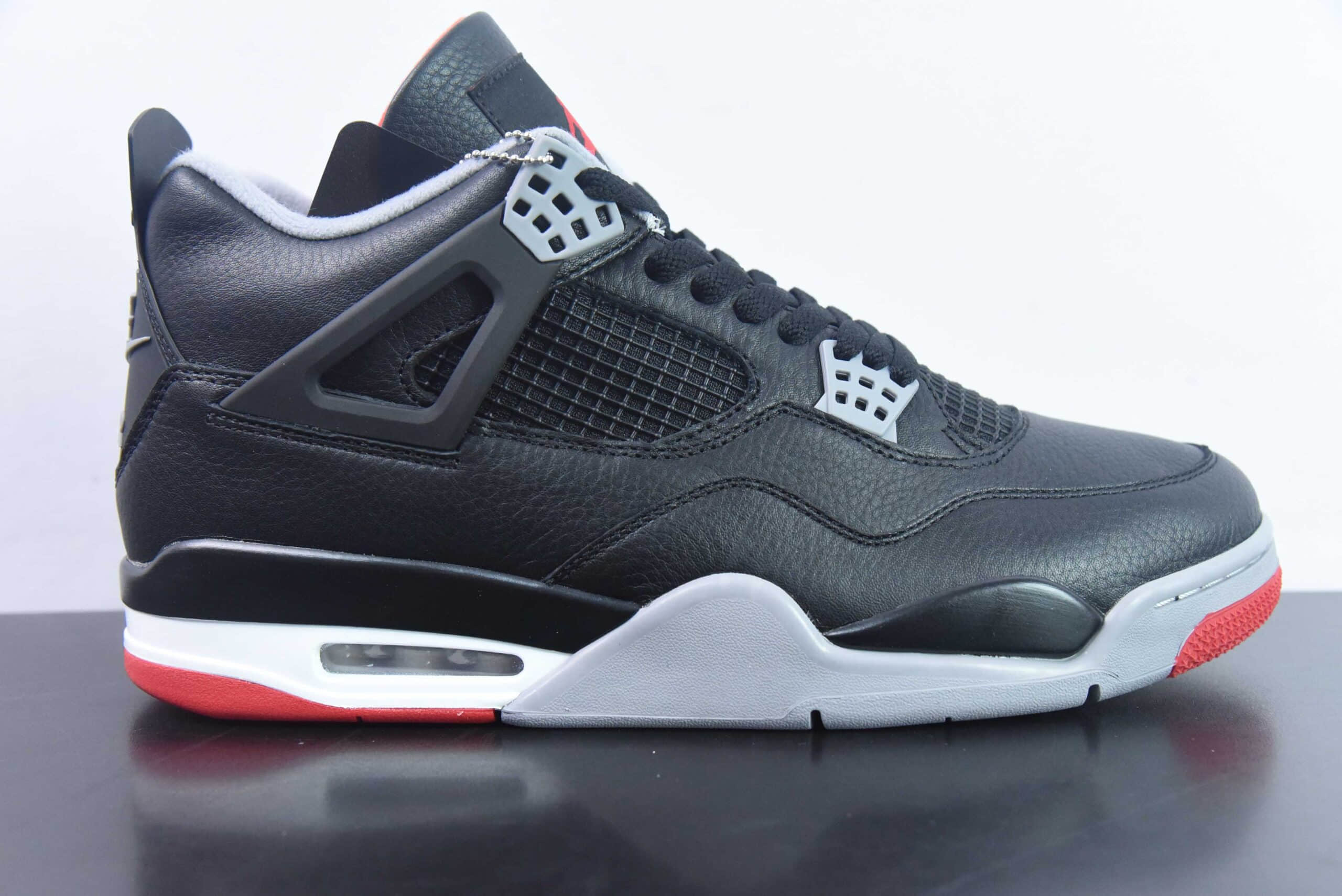 乔丹Air Jordan 4 Retro Bred Reimagined AJ4黑红公牛中帮复古休闲运动文化篮球鞋纯原版本 货号：FV5029-006