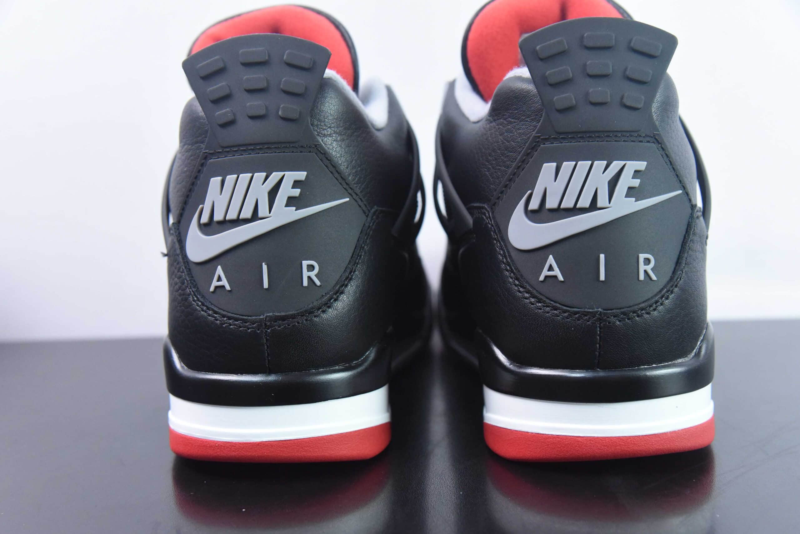 乔丹Air Jordan 4 Retro Bred Reimagined AJ4黑红公牛中帮复古休闲运动文化篮球鞋纯原版本 货号：FV5029-006