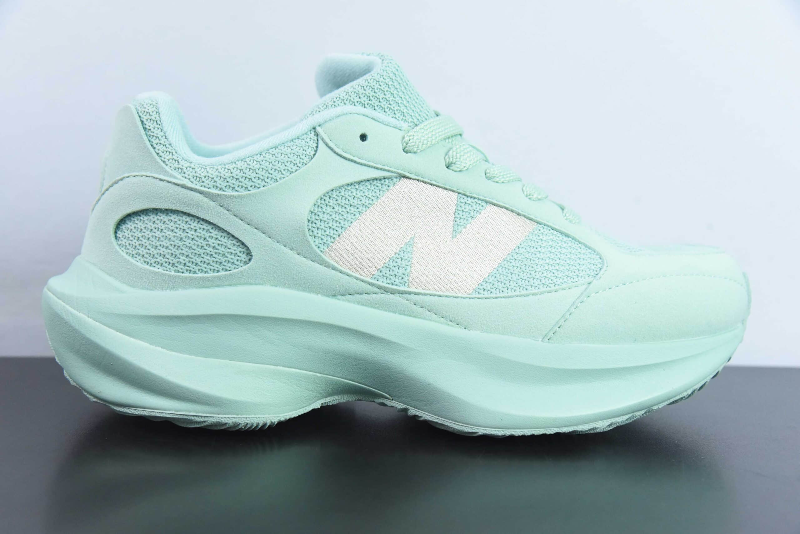 IMG_256新百伦New Balance AURALEE x New Balance Warped Runner NB联名款湖水绿低帮复古老爹风休闲运动慢跑鞋纯原版本 货号：UWRPDLGG 