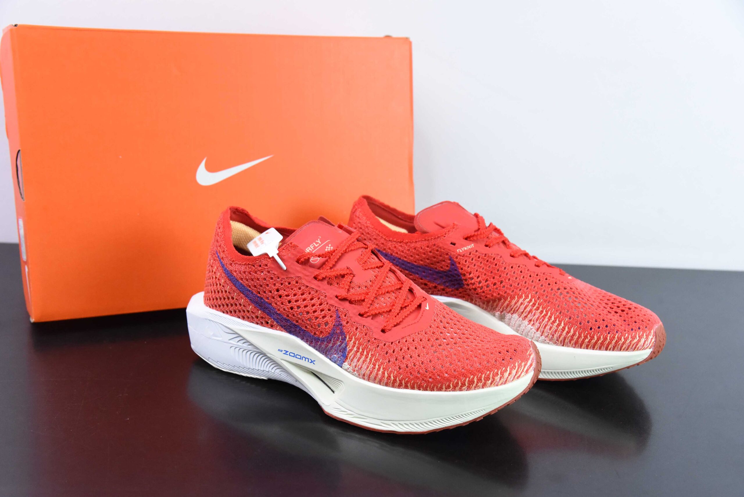 耐克Nike Zoomx Vaporfly Next%3红白破2三代专业跑鞋纯原版本 货号：DV4129-601