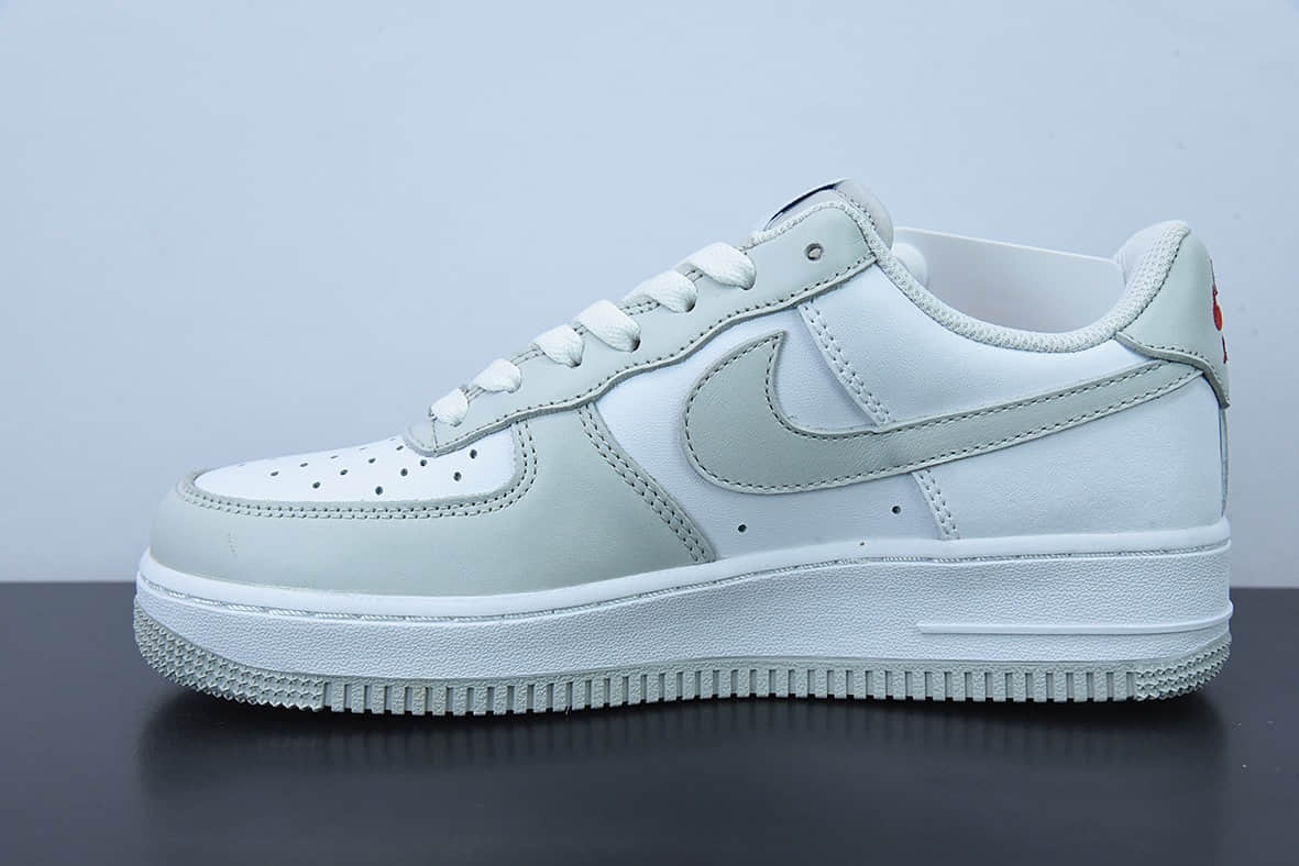 耐克Nike Air Force 1 NBA75周年纪念款灰白空军一号低帮休闲板鞋纯原版本 货号：AA6902-201