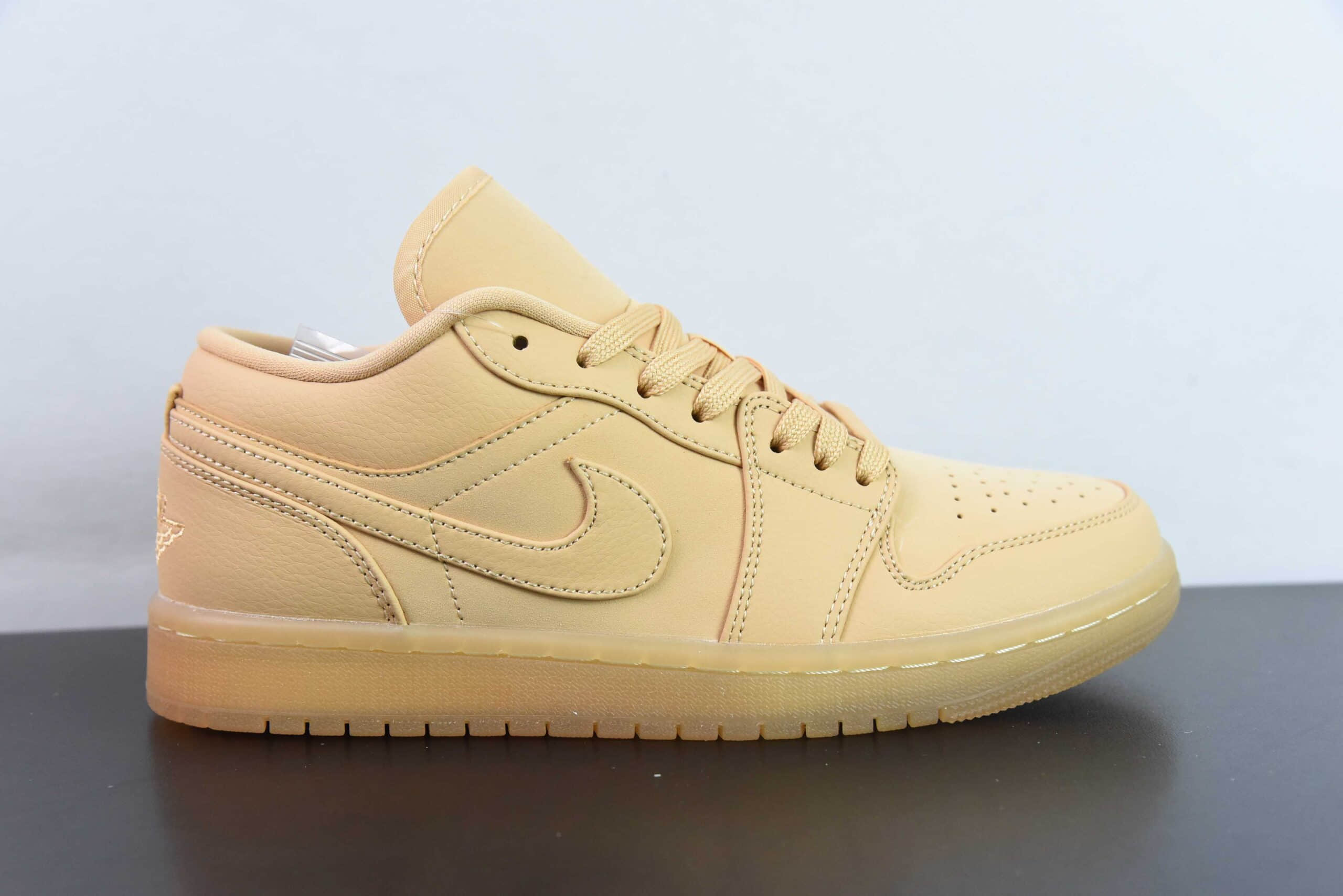 乔丹Air Jordan 1 Low AJ1生胶暖黄色低帮文化篮球鞋纯原版本 货号：FZ3972-294