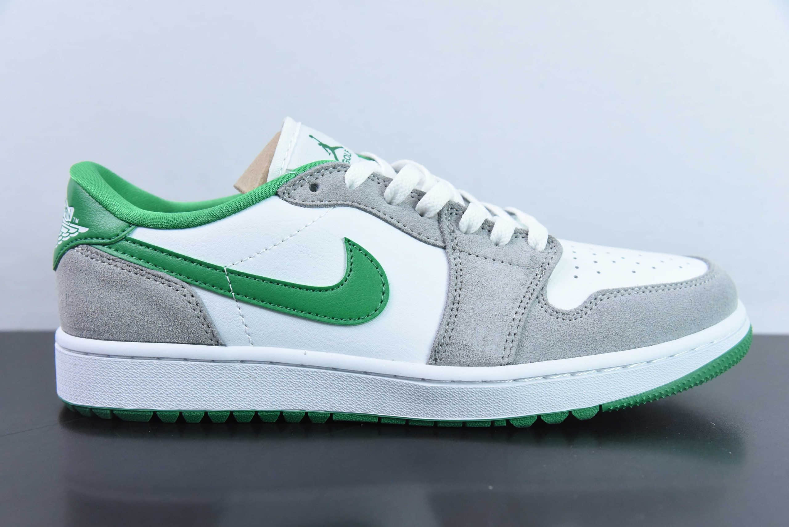 乔丹Air Jordan 1 Low Golf AJ1 高尔夫白灰绿low复古篮球鞋纯原版本 货号：DD9315-112