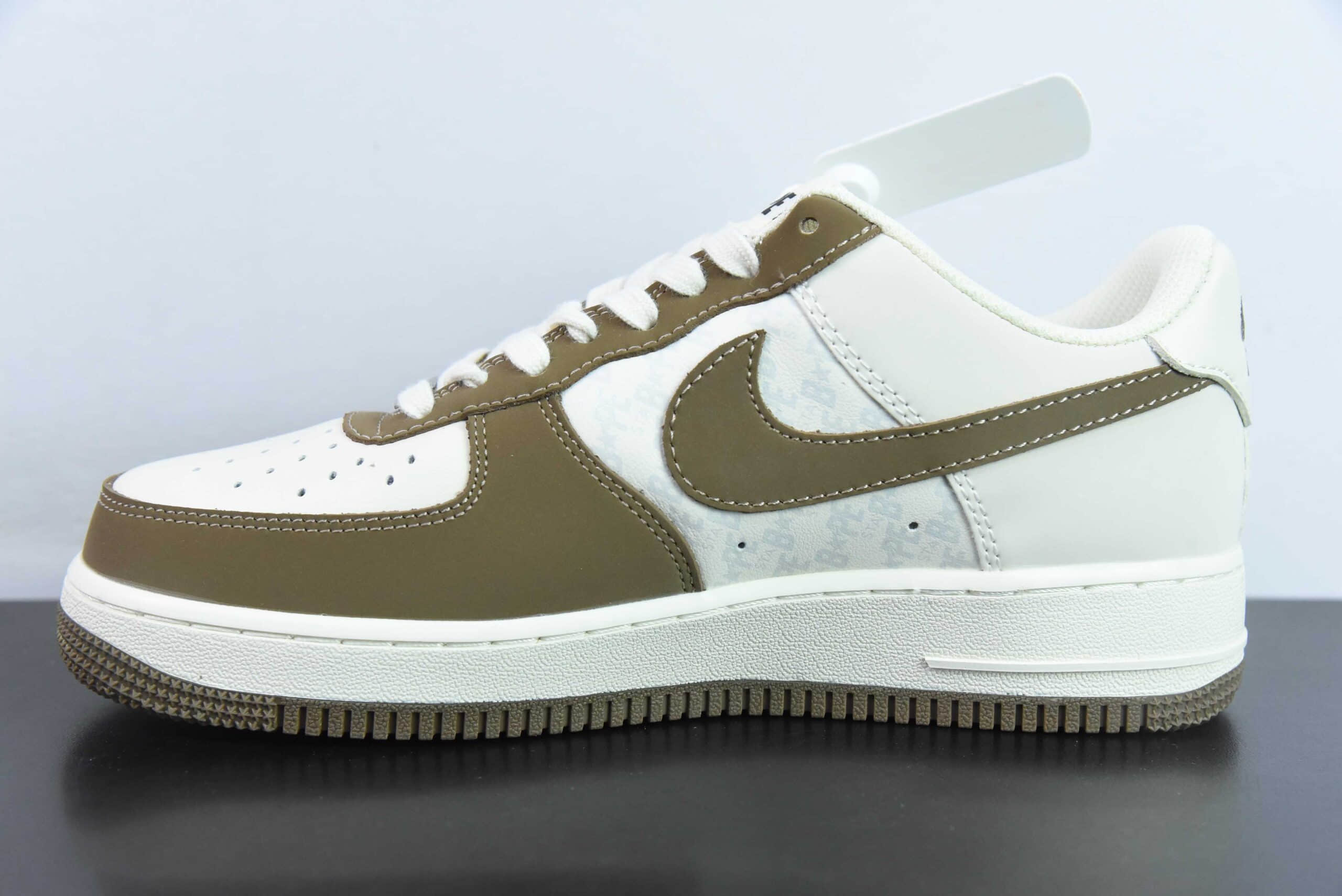 耐克Nike Air Force 1'07 Low BAPE联名淡青猪八空军一号低帮休闲板鞋纯原版本 货号：BA8806-225