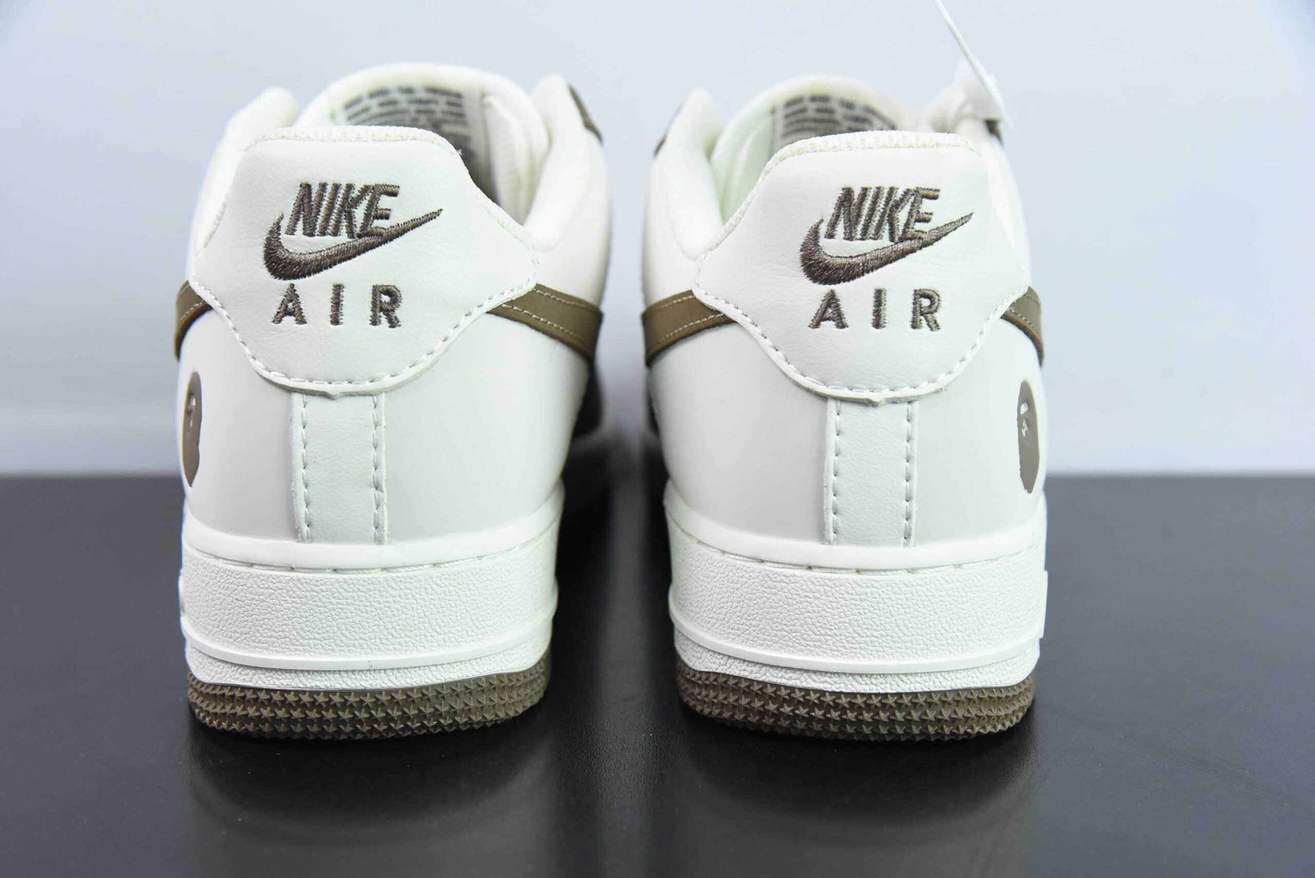 耐克Nike Air Force 1'07 Low BAPE联名淡青猪八空军一号低帮休闲板鞋纯原版本 货号：BA8806-225