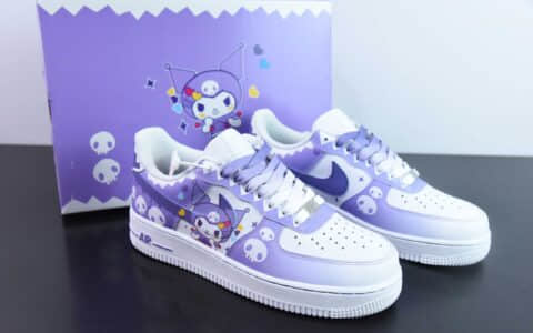 耐克Nike Air Force 1´07 Low 小巫女联名款骷髅头空军一号低帮百搭休闲运动板鞋纯原版本 货号：CW2288-111