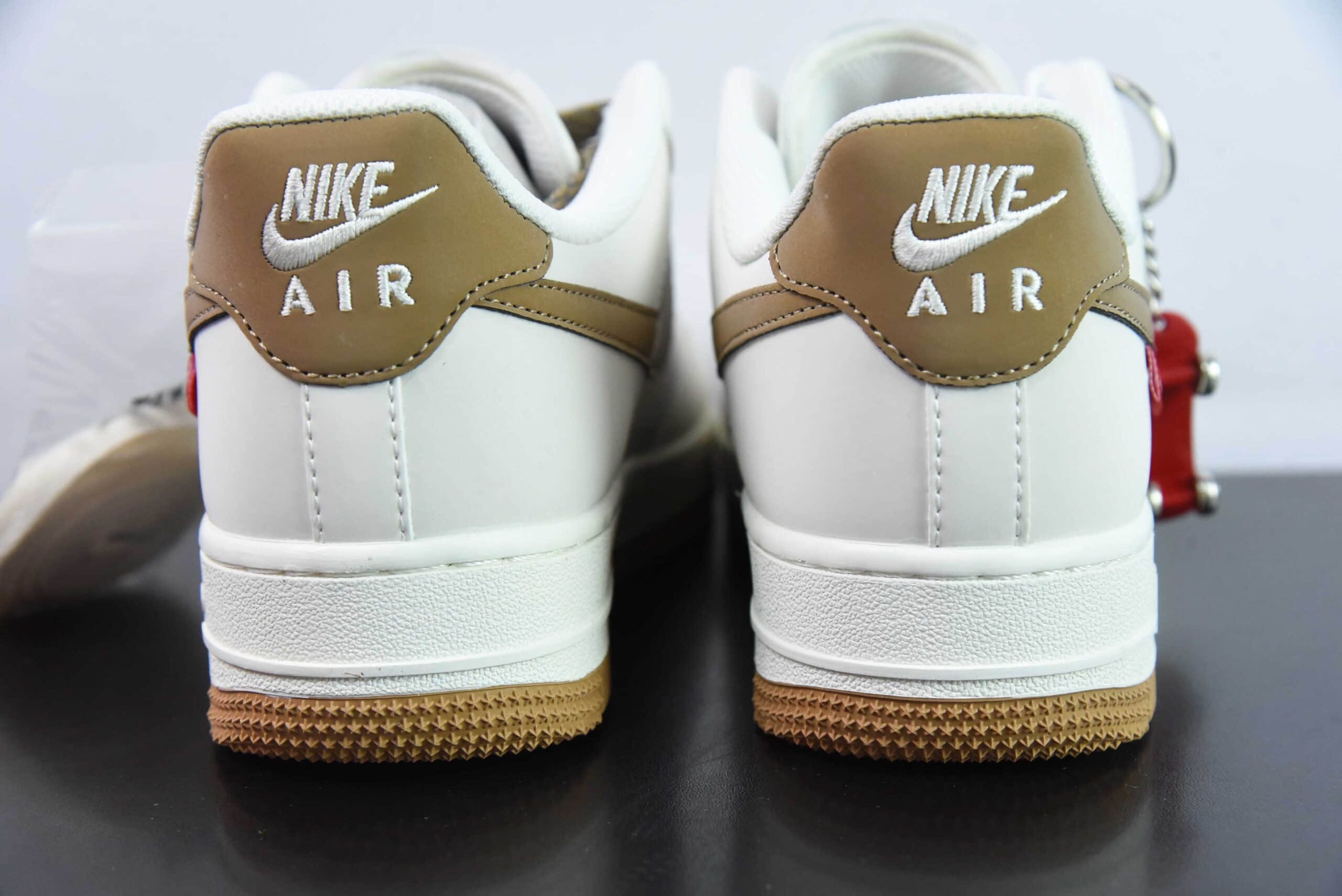 耐克NIke Air Force 1 '07 Low “Supreme联名咖啡棕” 空军一号低帮休闲板鞋纯原版本 货号：HD1968-019