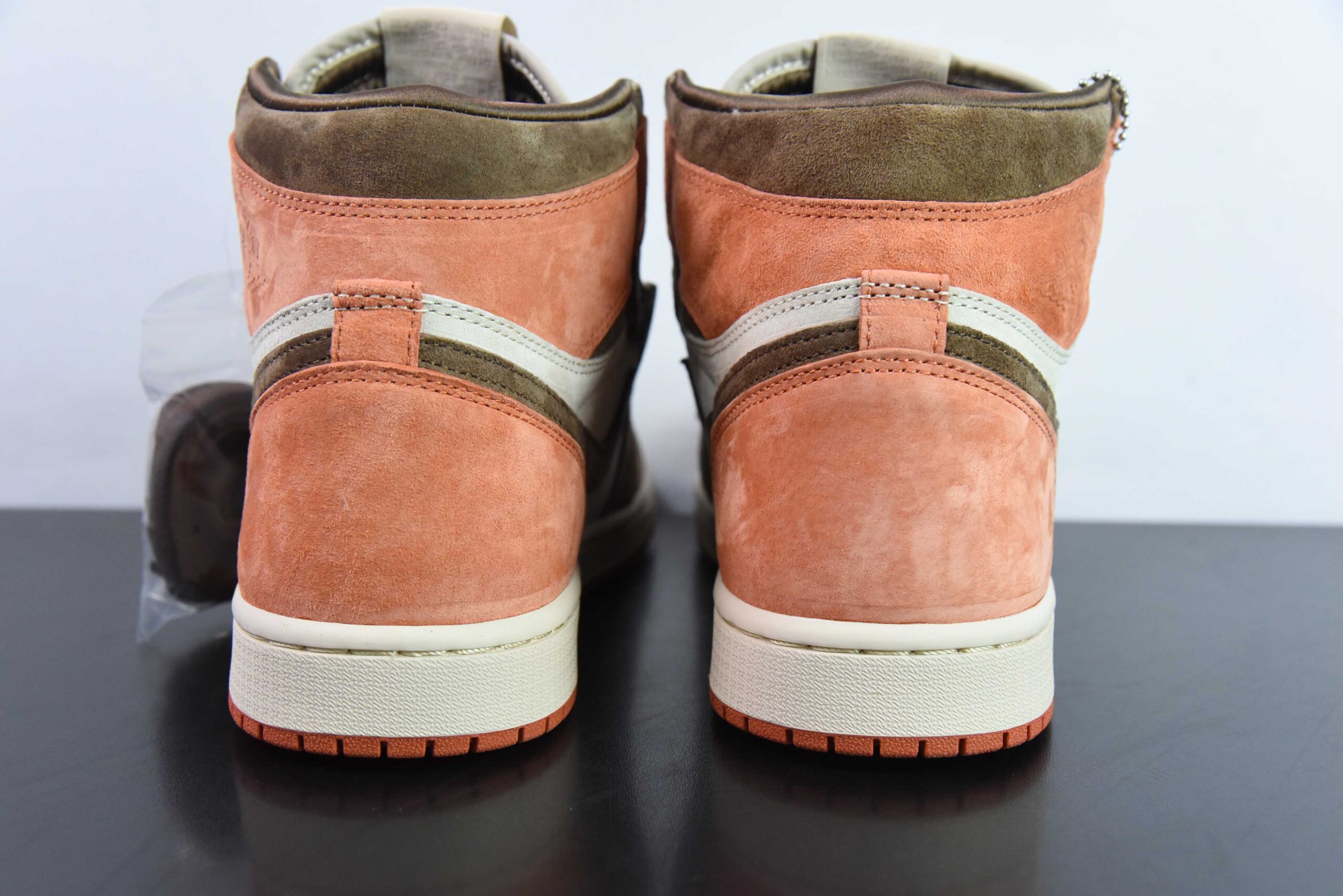 乔丹Air Jordan1 AJ1可可棕橘棕高帮篮球鞋纯原版本 货号：FQ2941-200