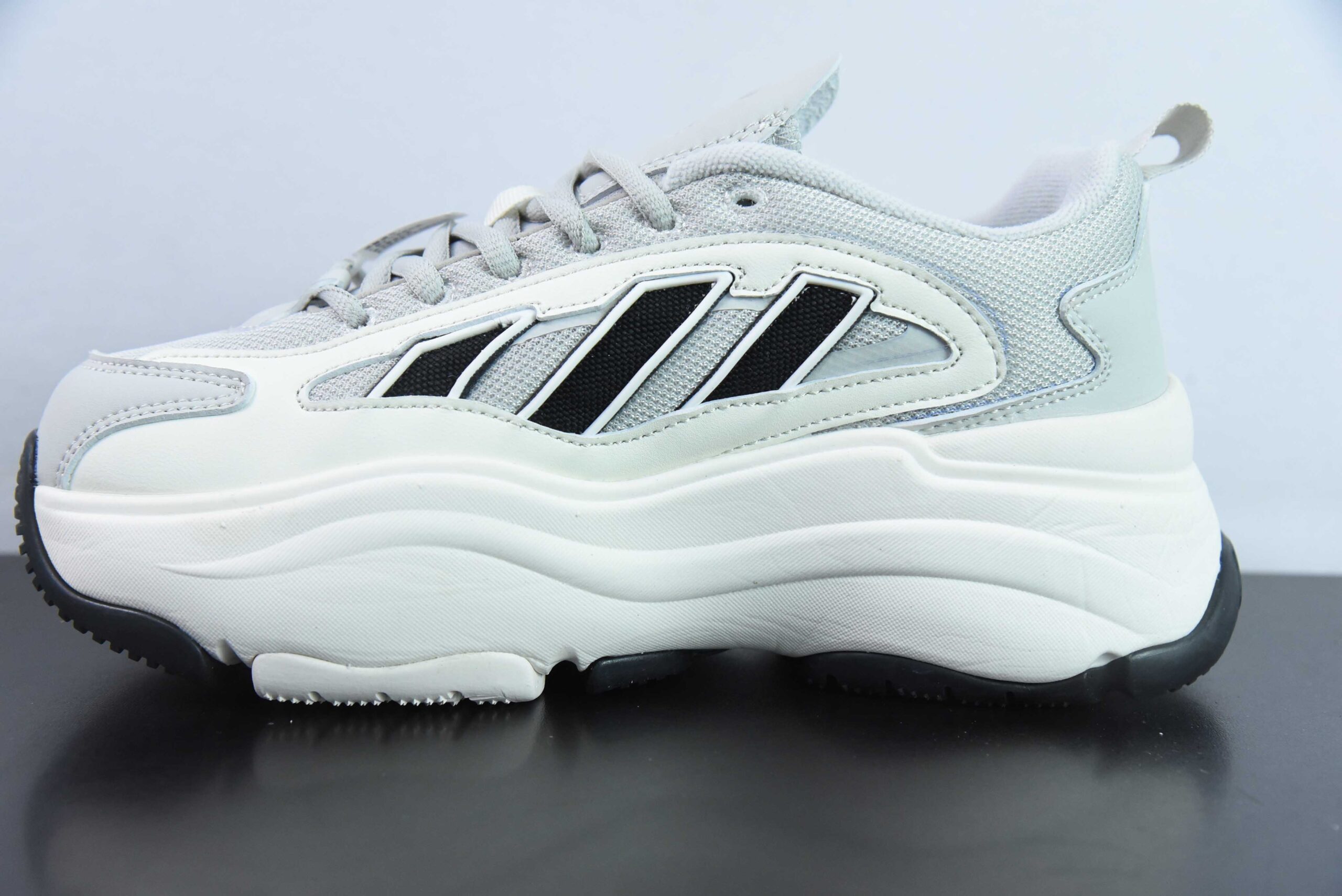 阿迪达斯Adidas Originals Ozgaia 3.0 阿迪白灰厚底增高生活休闲鞋纯原版本货号：IG6042