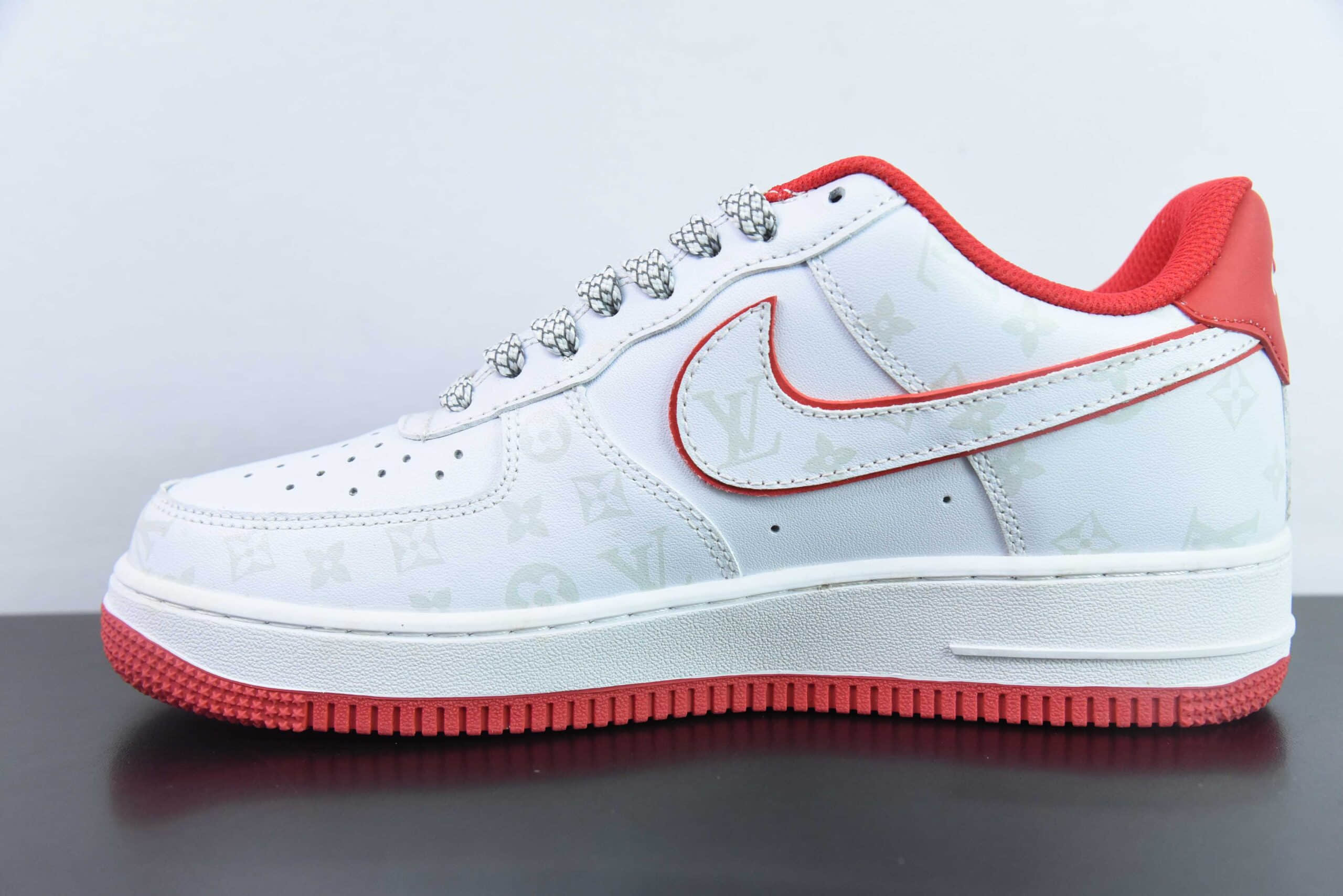 耐克NIke Air Force 1 '07 Low “LV联名红暗夜精灵”空军一号低帮休闲板鞋纯原版本 货号：DR9868-100