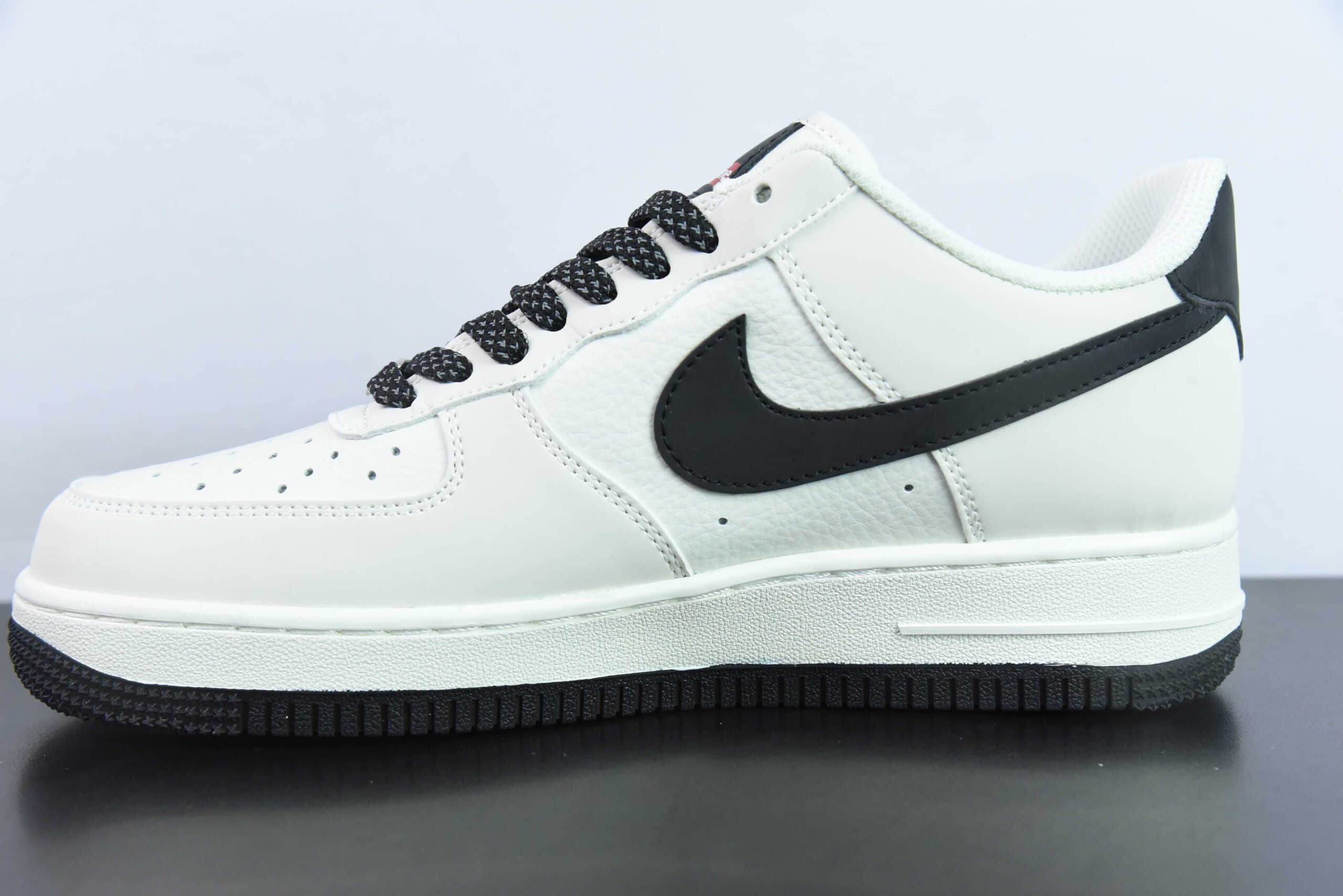 耐克NIke Air Force 1 '07 Low “Supreme联名米黑” 空军一号低帮休闲板鞋纯原版本 货号：HD1968-009 