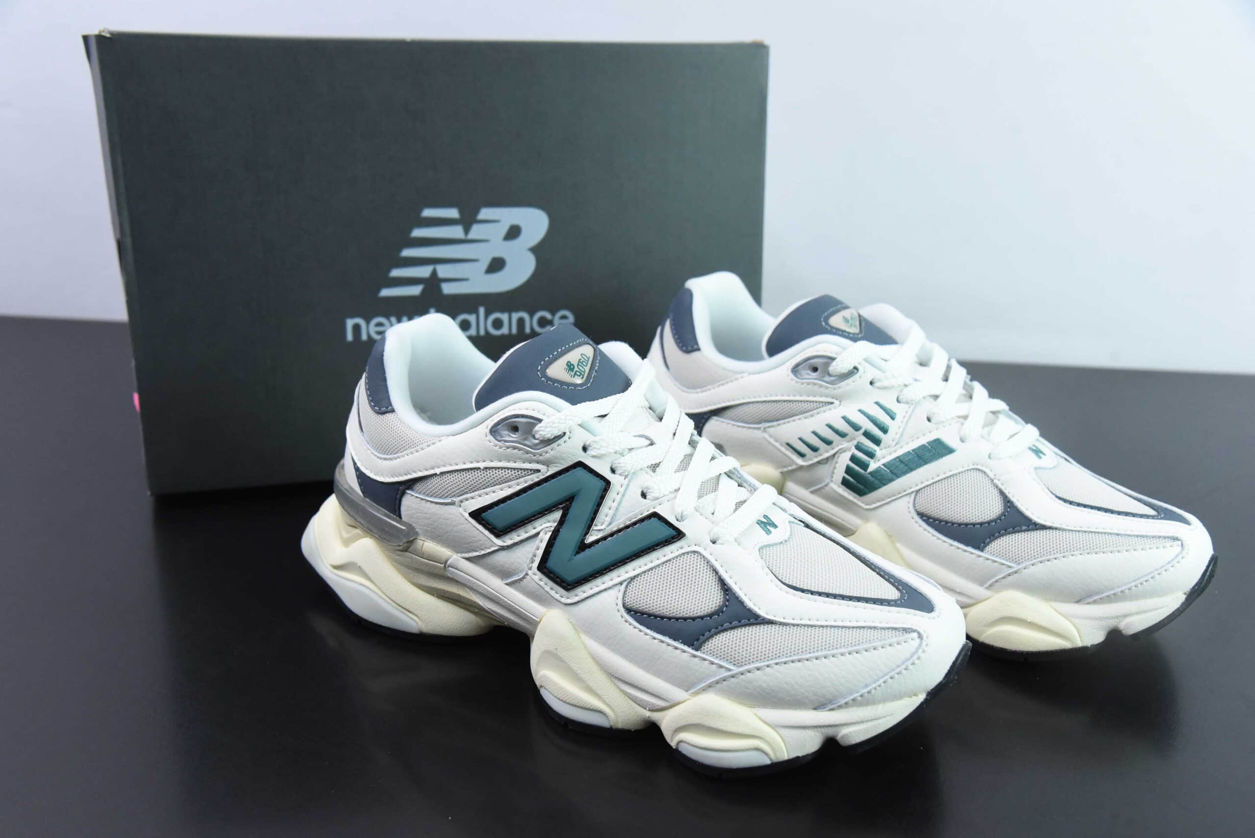 新百伦New Balance Joe Freshgoods x New Balance NB9060 联名款灰白绿复古休闲运动慢跑鞋纯原版本 货号：U9060ESD 