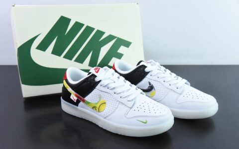 耐克Nike SB Dunk Low 多彩水晶周年高端定制低帮休闲板鞋纯原版本 货号：JH8039-935