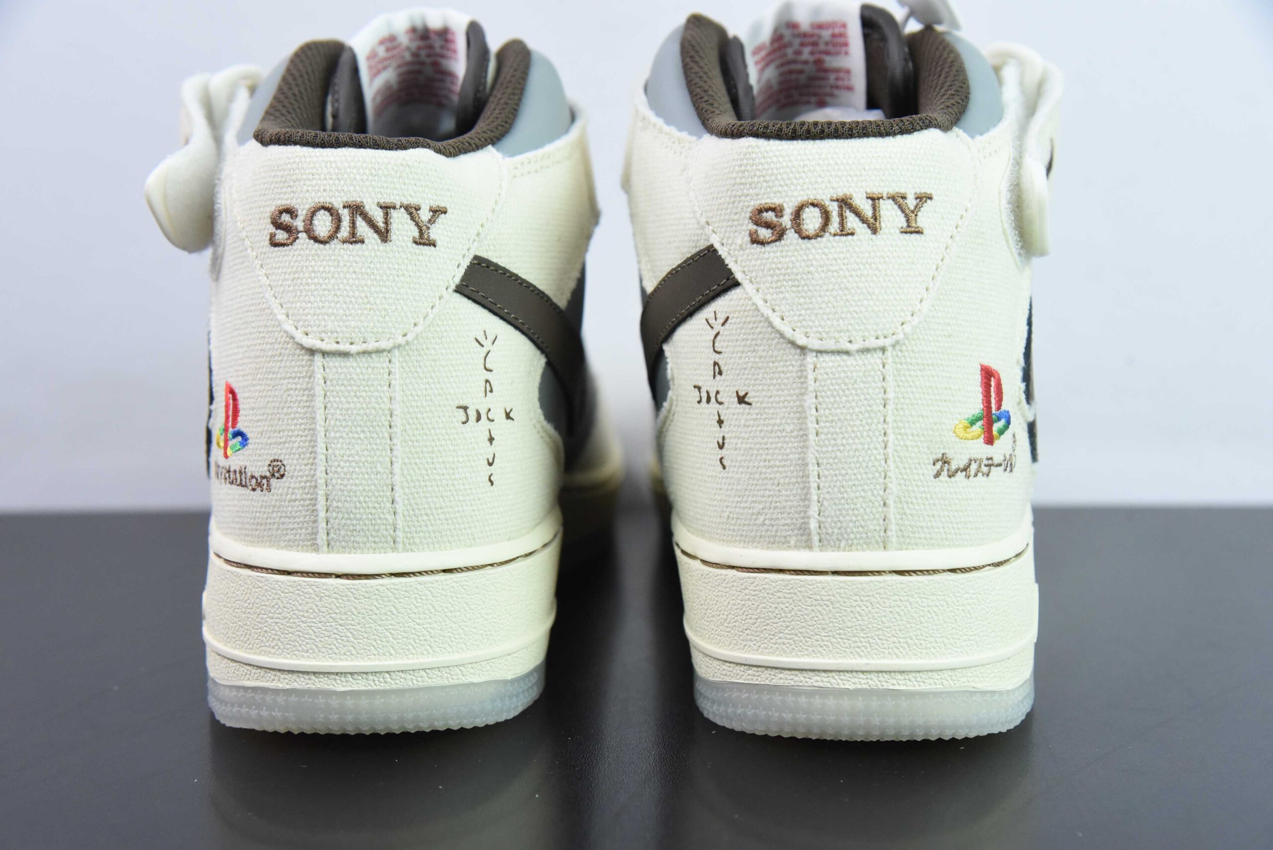 耐克Nike Travis Scott x Sony PlayStation 5 x Nk Air Force 1'07 Mid PS5 索尼联名倒钩联名款扣篮系列中帮经典百搭休闲运动板鞋纯原版本 货号：BQ5828-202