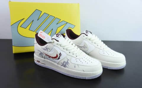 耐克Nike Air Force 1 Low 侠客行”“MUD” 国潮风格竹林侠客空军一号低帮休闲板鞋纯原版本 货号：XC2351-110