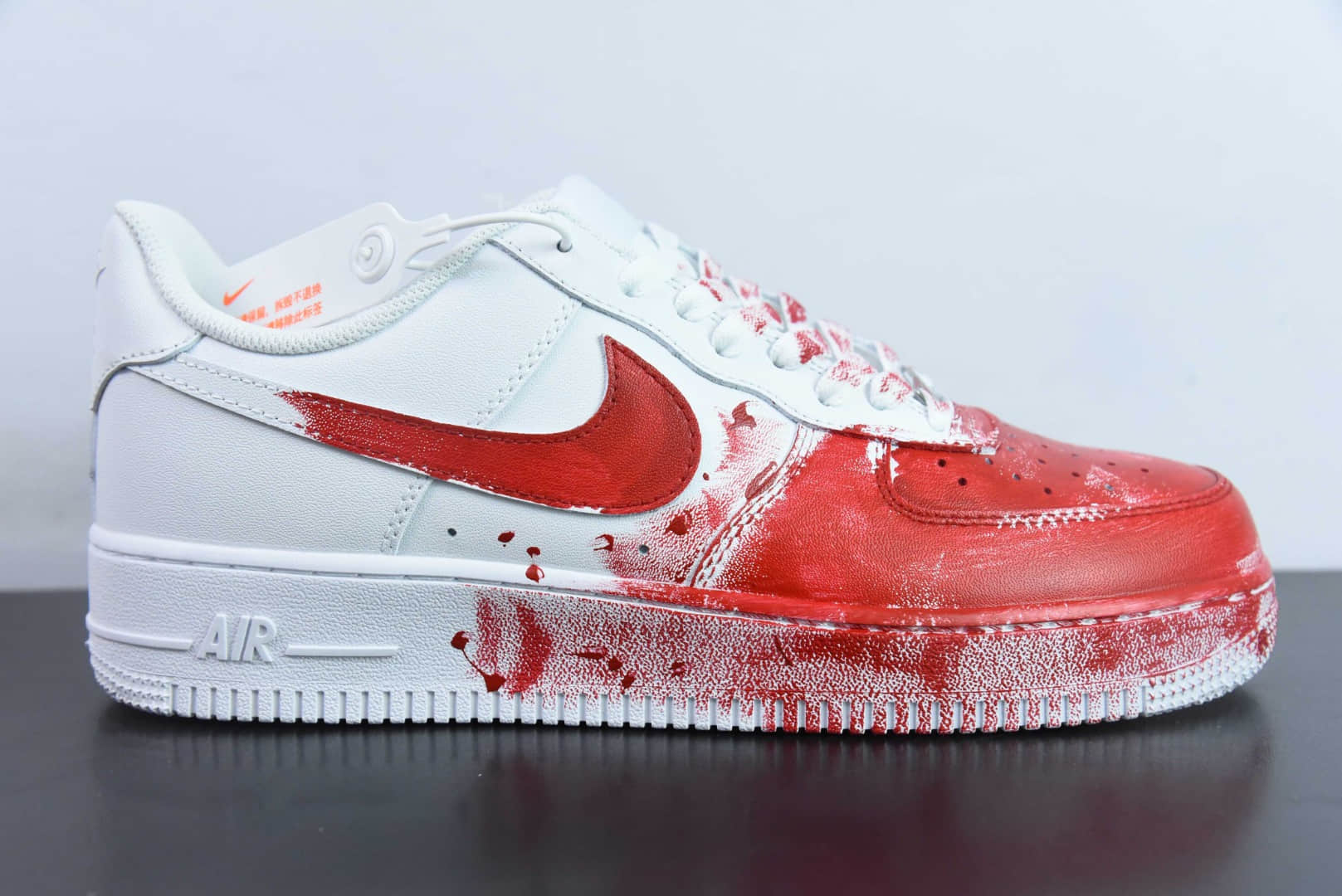 耐克Nike Air Force 1'07血腥红案发现场空军一号低帮休闲板鞋纯原版本 货号：315122-211 