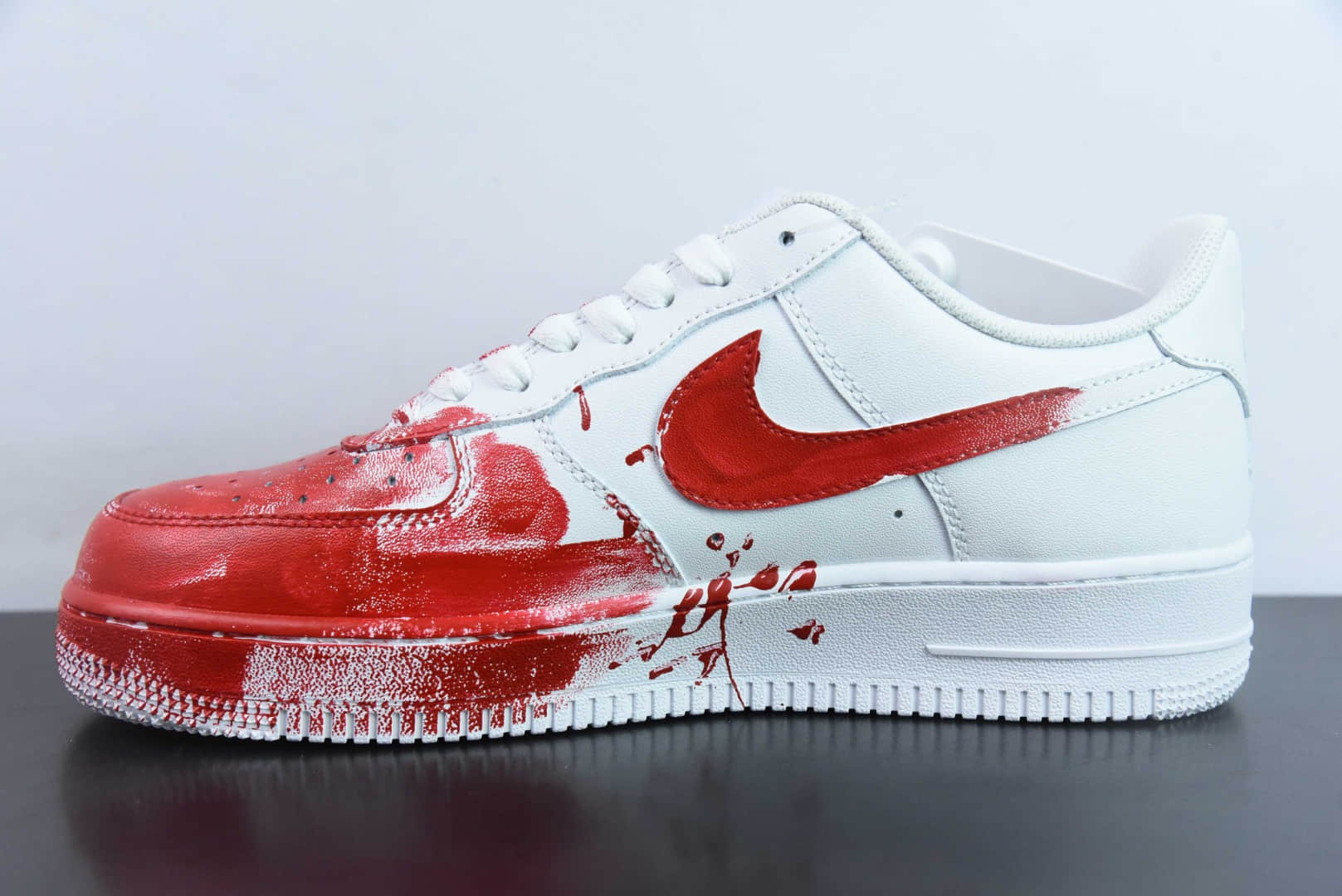 耐克Nike Air Force 1'07血腥红案发现场空军一号低帮休闲板鞋纯原版本 货号：315122-211 