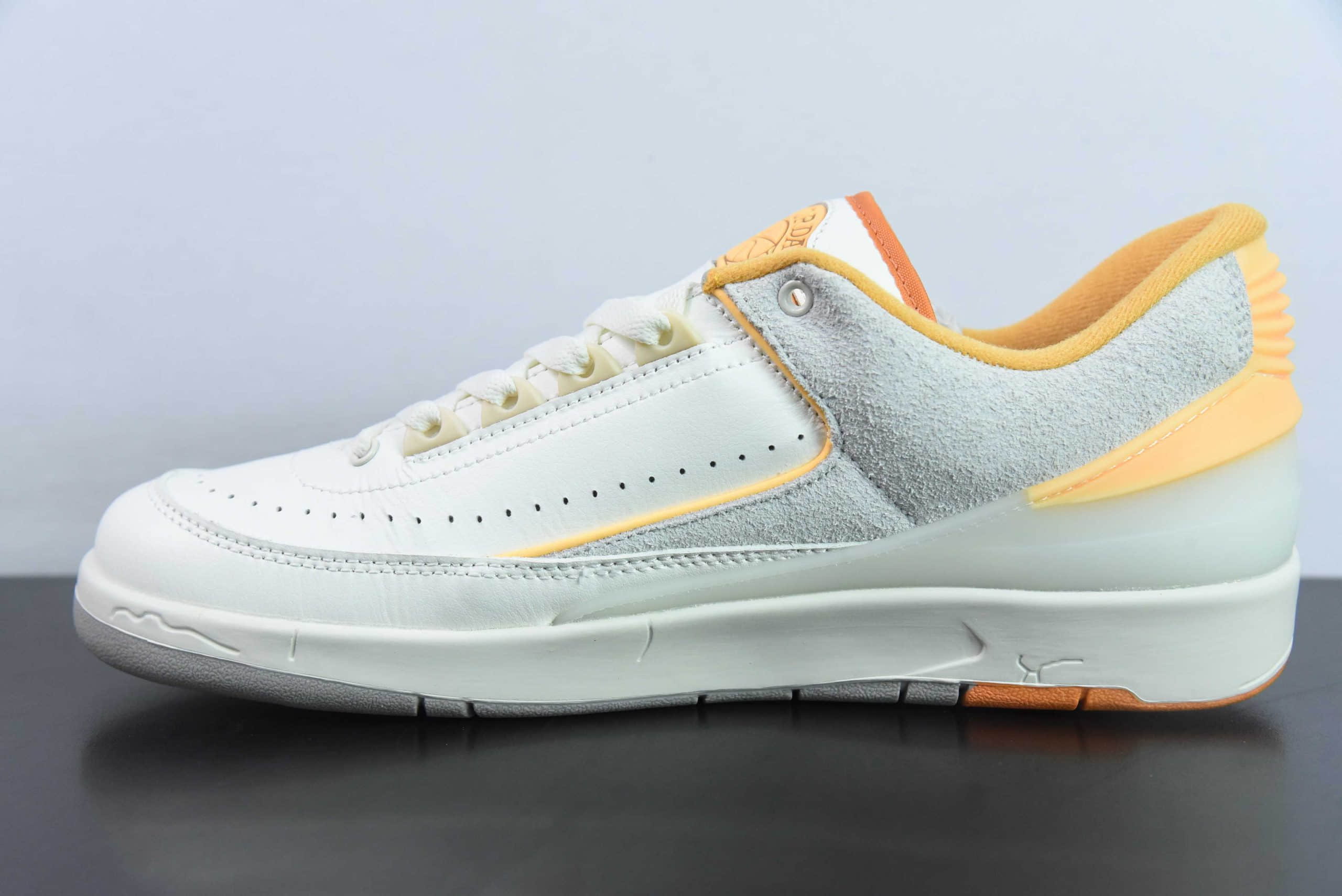 乔丹Air Jordan 2 Low Craft Melon Tint AJ2甜瓜复古文化篮球鞋纯原版本 货号：DV9956-118 