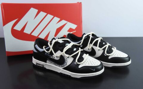 耐克Nike SB Dunk Low速度与激情做旧氧化金属朋克SB低帮休闲滑板鞋纯原版本 货号：DD1391-100