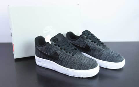 耐克Nike Air Force 1'07 Low 2.0黑飞线空军一号低帮休闲板鞋纯原版本 货号：CI0051-300