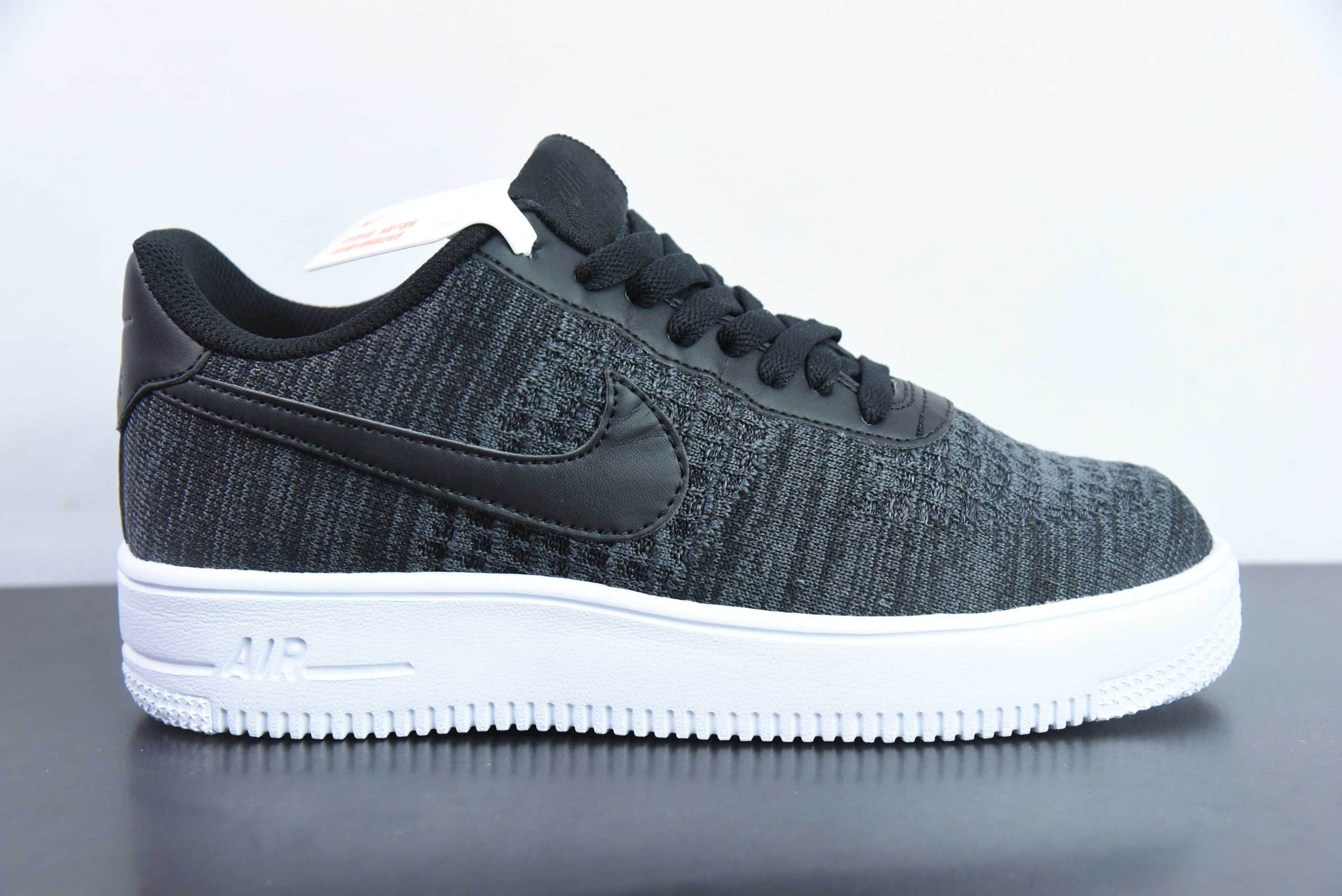 耐克Nike Air Force 1'07 Low 2.0黑飞线空军一号低帮休闲板鞋纯原版本 货号：CI0051-300