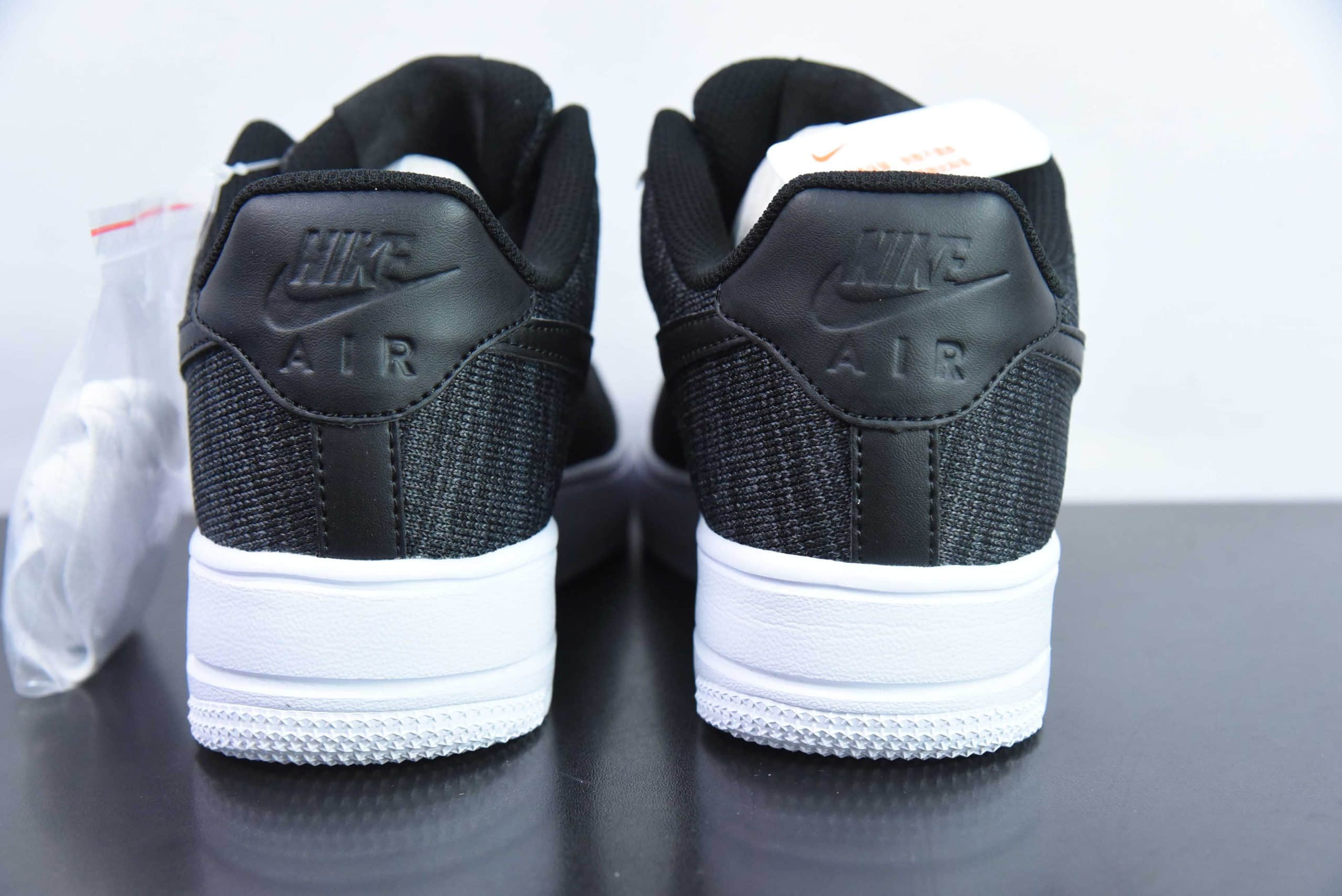 耐克Nike Air Force 1'07 Low 2.0黑飞线空军一号低帮休闲板鞋纯原版本 货号：CI0051-300