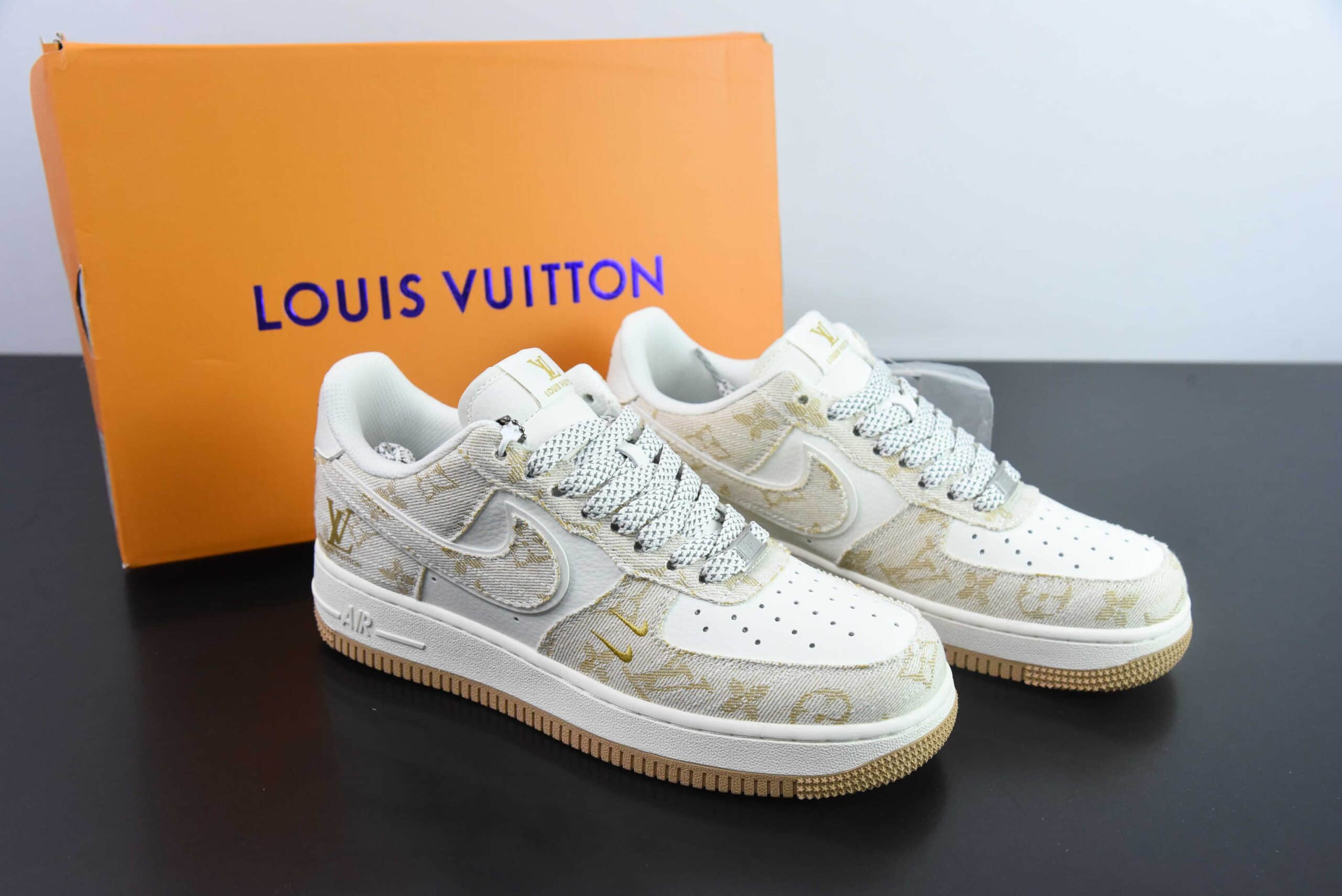 耐克Nike Air Force 1´07 Low LV联名卡其小双勾空军一号低帮百搭休闲运动板鞋纯原版本 货号：SJ2088-001 