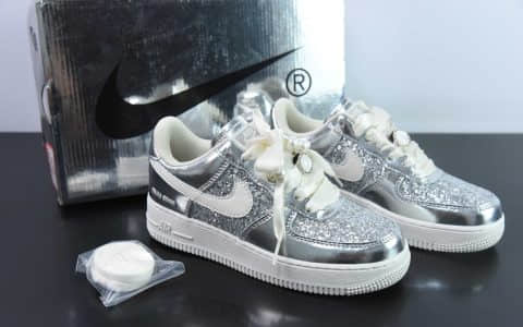 耐克Nike Air Force 1 '07 Low 时光印迹米银空军一号低帮休闲板鞋纯原版本 货号：AF2406-010