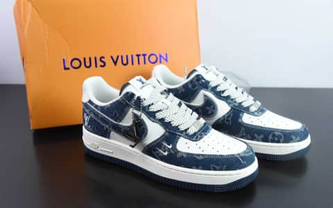 耐克Nike Air Force 1´07 Low LV联名星夜蓝空军一号低帮百搭休闲运动板鞋纯原版本 货号：SJ2088-003