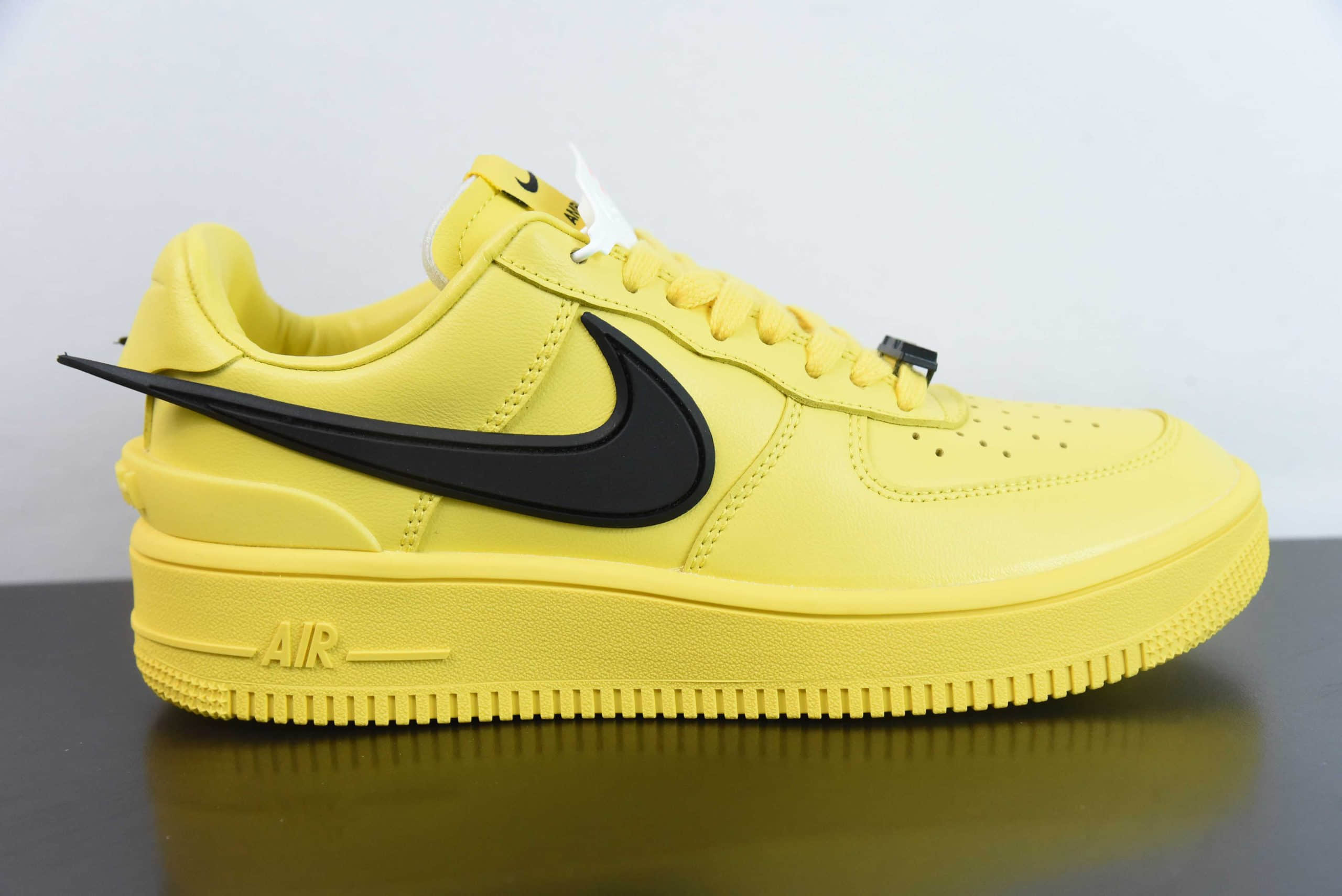 耐克Nike AMBUSH x NK Air Force 1 Low 联名款黑黄大勾空军一号宽底版系列低帮百搭休闲运动板鞋纯原版本 货号：DV3464-600