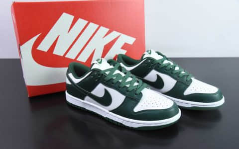 耐克Nike SB Low retro Varsity Green”白绿SB低帮休闲滑板鞋纯原版本 货号：DD1391-101