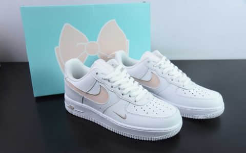 耐克Nike Air Force 1´07 Low 白樱花粉小双钩空军一号低帮百搭休闲运动板鞋纯原版本 货号：FB8971-700