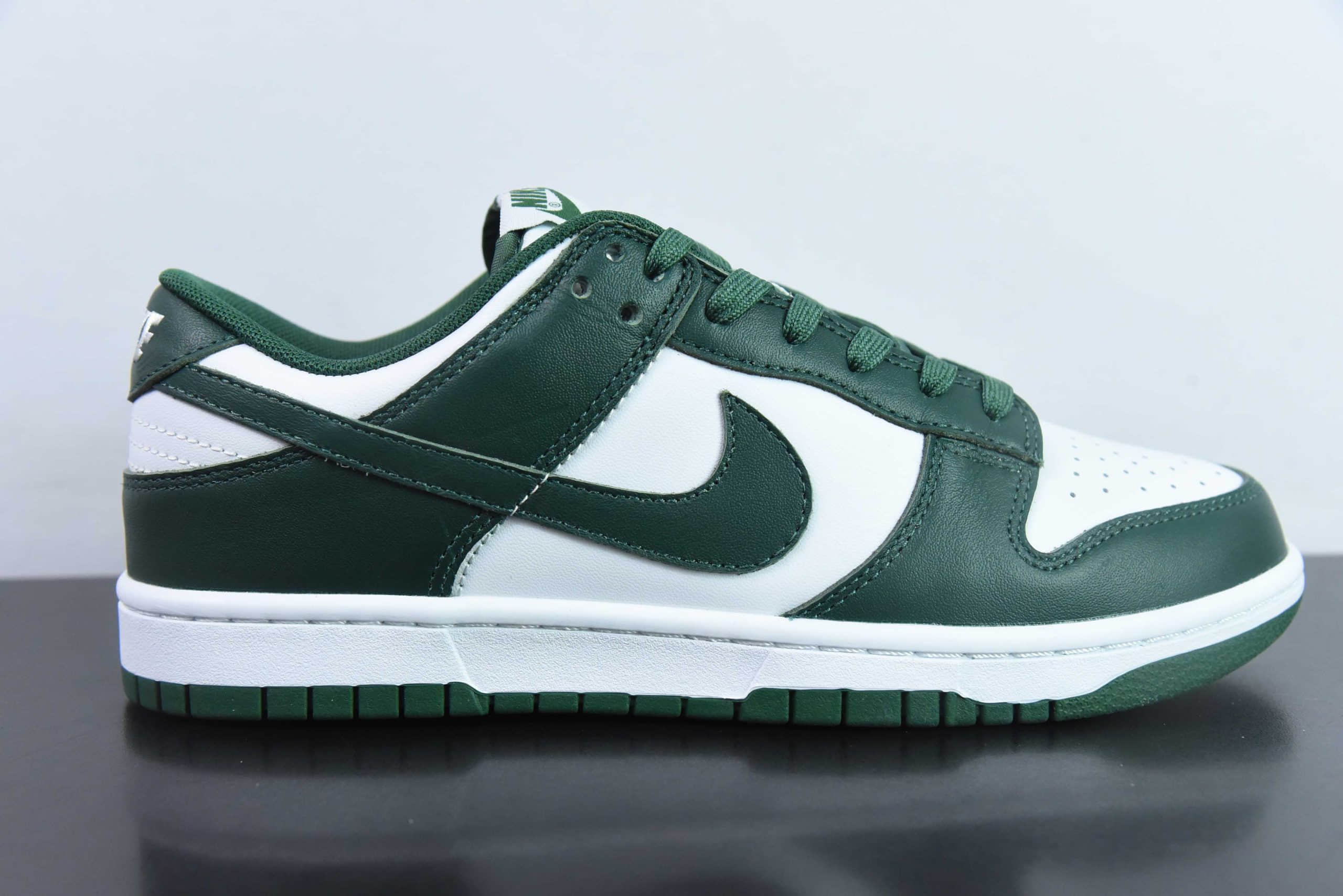 耐克Nike SB Low retro Varsity Green”白绿SB低帮休闲滑板鞋纯原版本 货号：DD1391-101