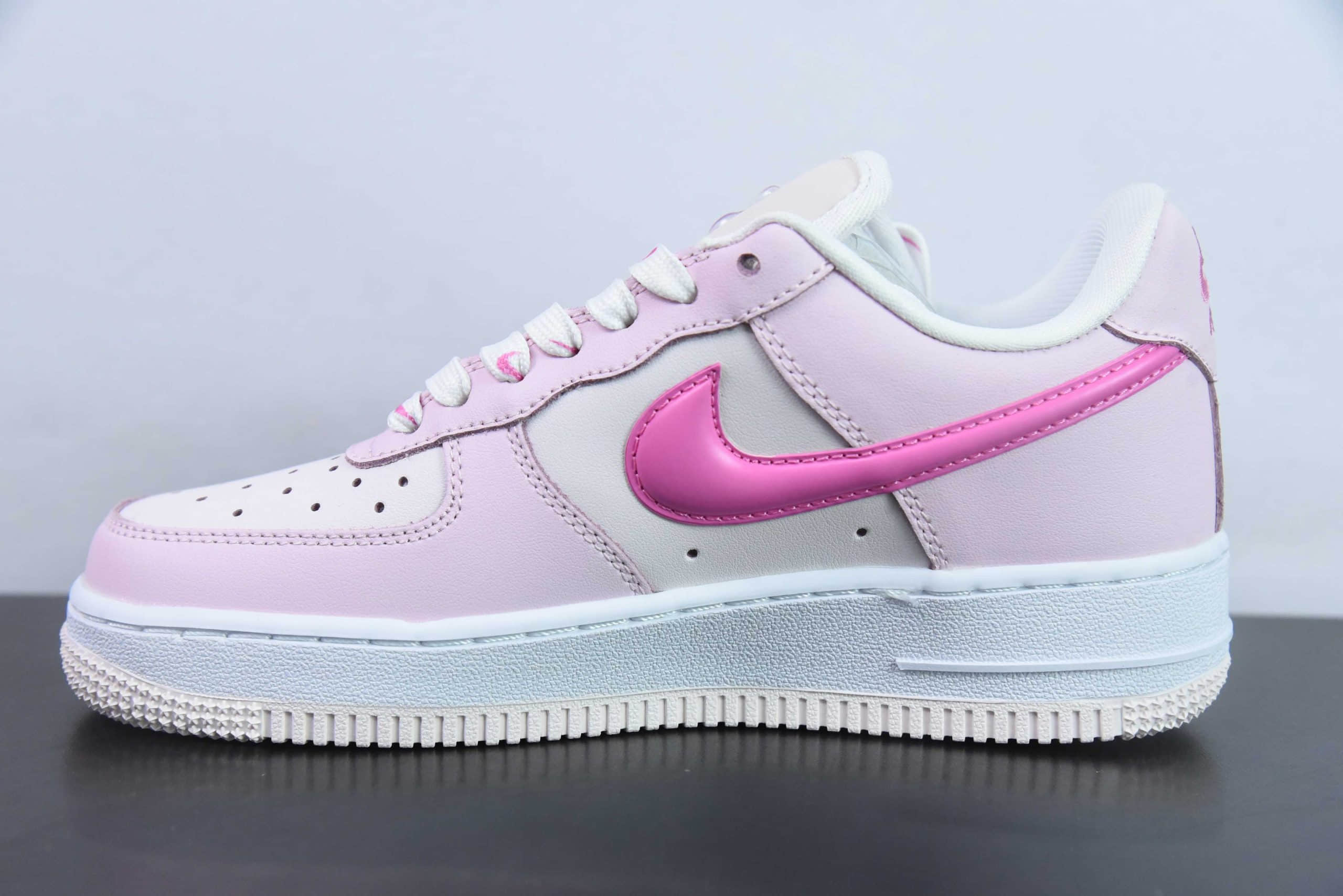 耐克Nike Air Force 1 Low 07 猫爪白粉空军一号低帮休闲板鞋纯原版本 货号：HM3696-661