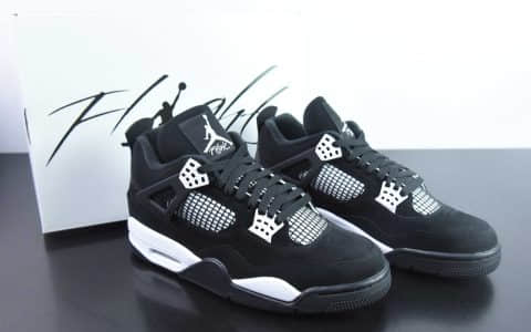 乔丹Air Jordan AJ4 Retro 白黑雷公男子文化篮球鞋纯原版本 货号：FQ8138-001