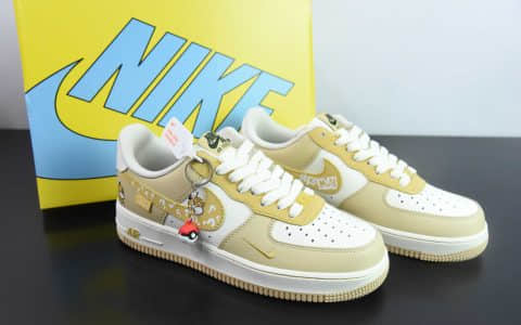 耐克Nike Air Force 1'07 Low Psyduck 可达鸭空军一号低帮休闲板鞋纯原版本 货号：DB3301-661